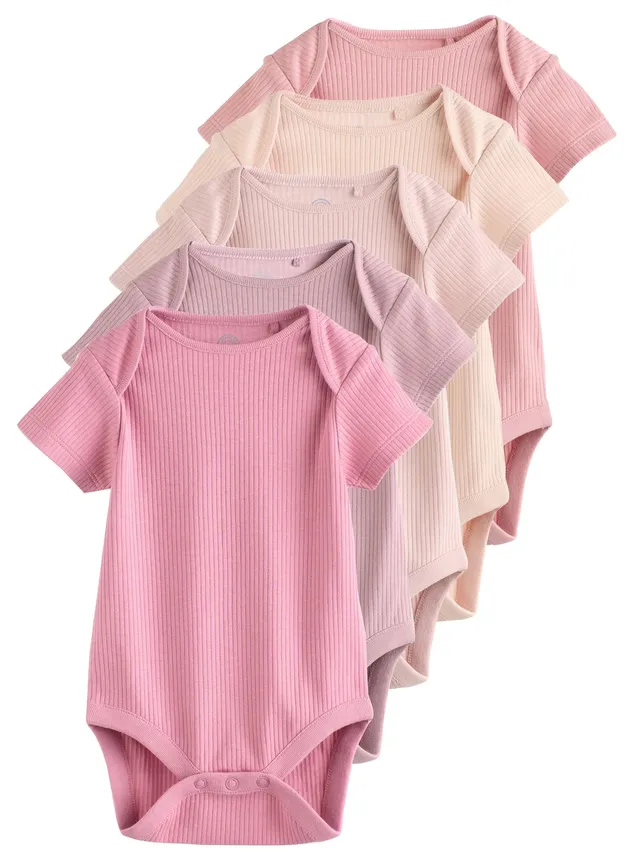 Next body neonata maniche corte pack 5 taglia 80-86 cotone