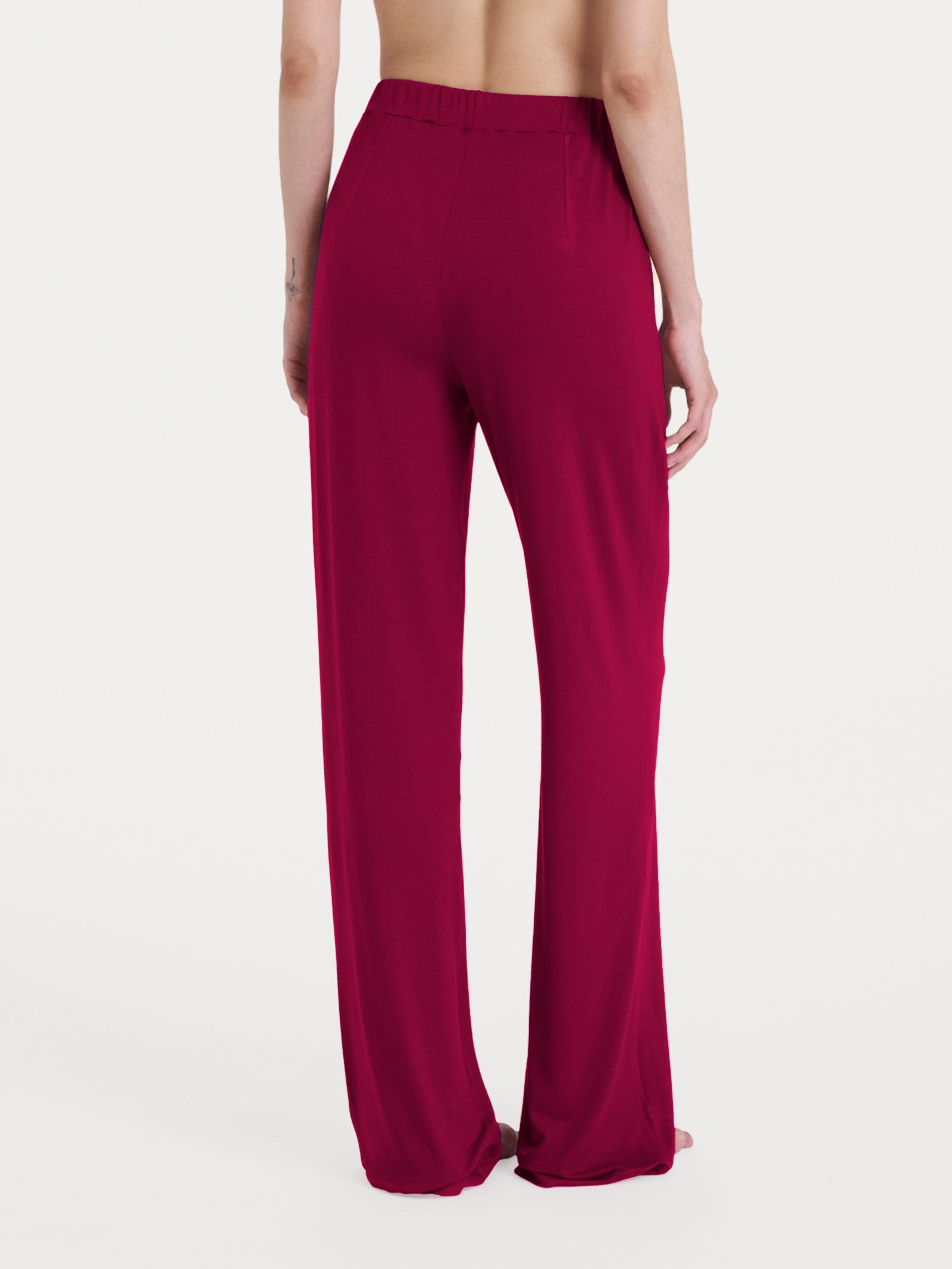 Ragno Viscosa Summer The Wide Leg pantalone Rhododendron