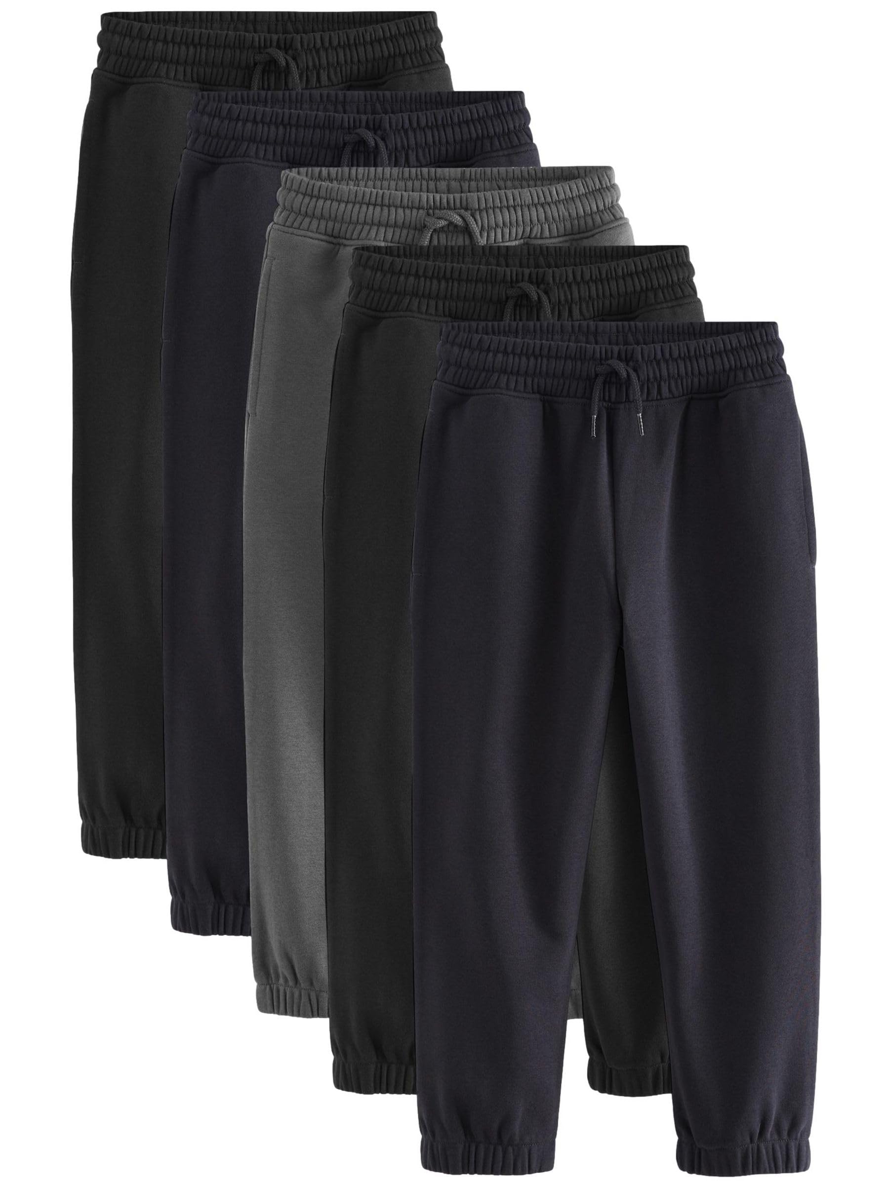 Next Joggers Ragazzo 5 Pezzi Cotone Vestibilità Regular