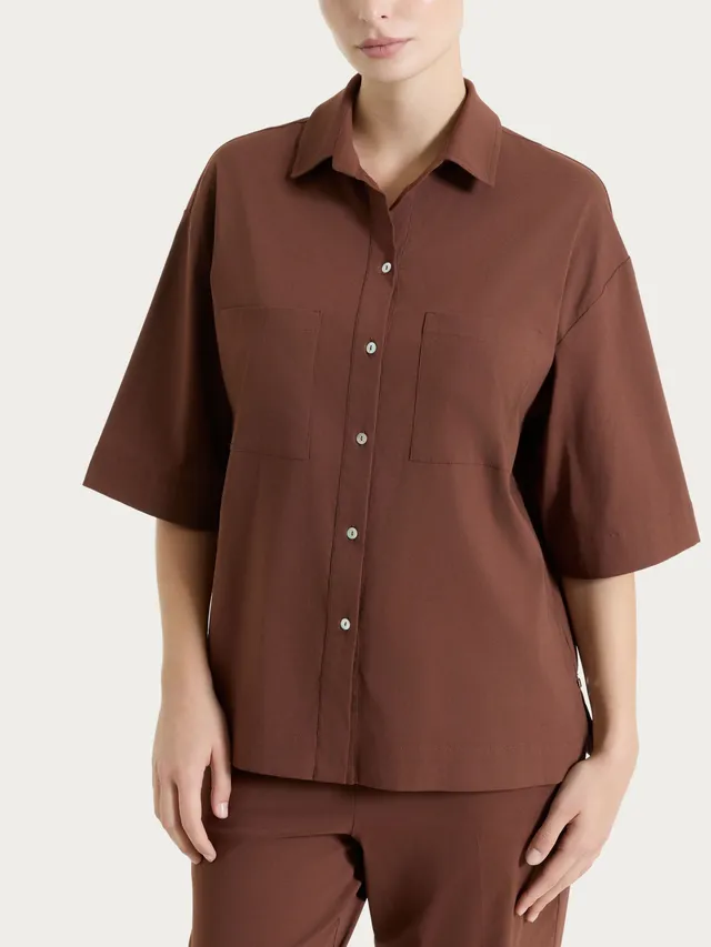 Ragno Super Fresh camicia corta Cappuccino