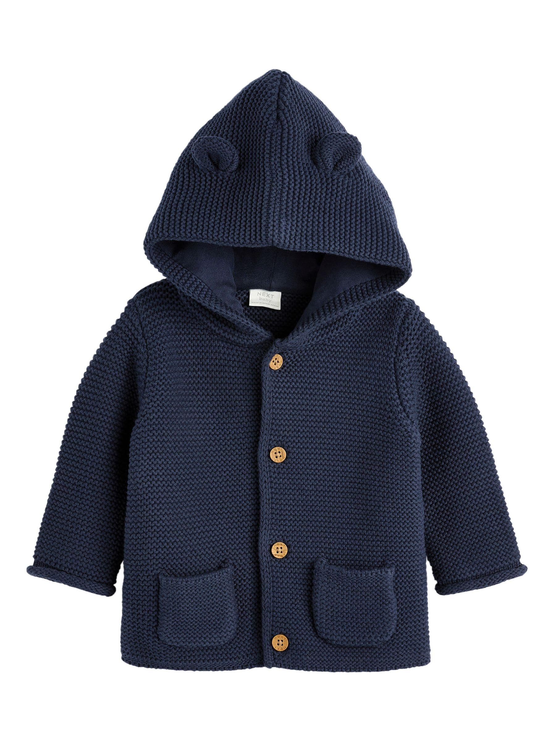 Next Cardigan Maglia Neonato 6-9 Mesi Bottone Morbido