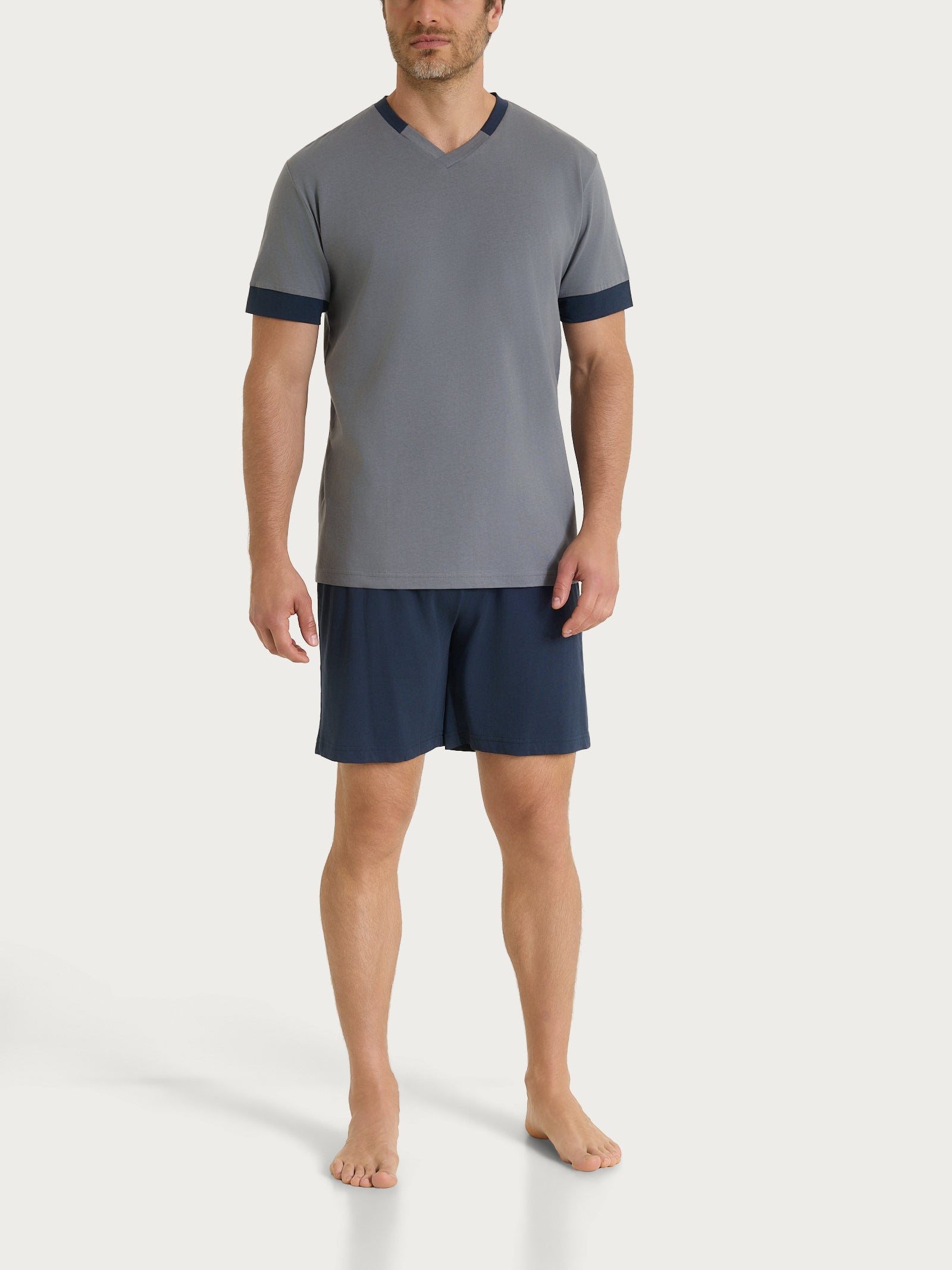 Ragno Jersey Cotone Pigiama Corto Uomo Poppy Seed V
