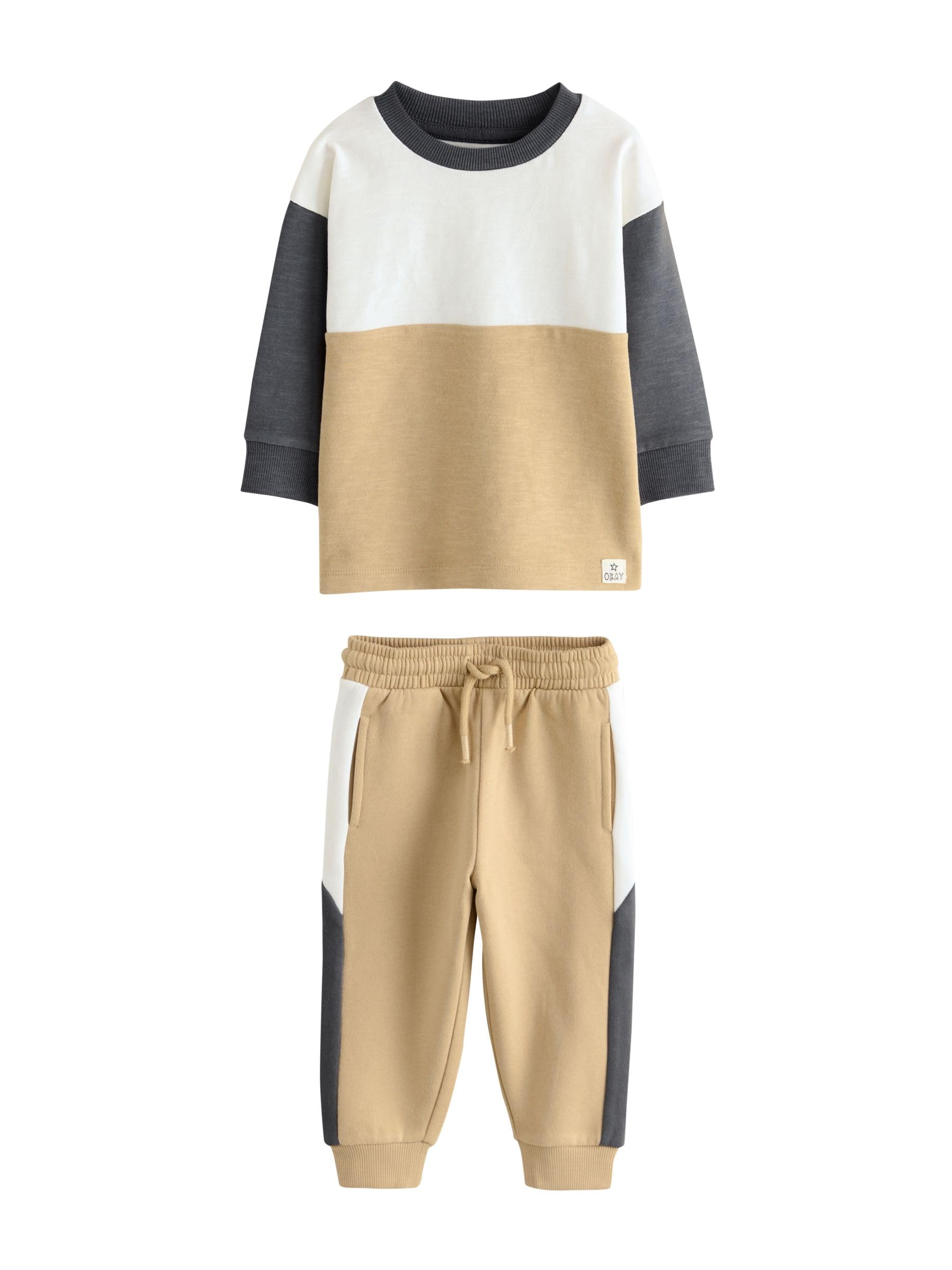 Next completo bambino t-shirt maniche lunghe e pantaloni cotone