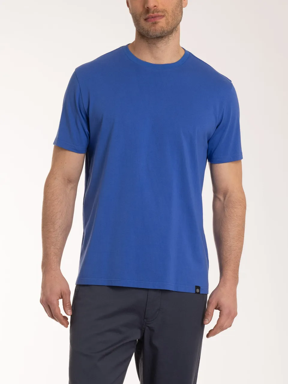 Ragno SL t-shirt girocollo manica corta blu cotone regular