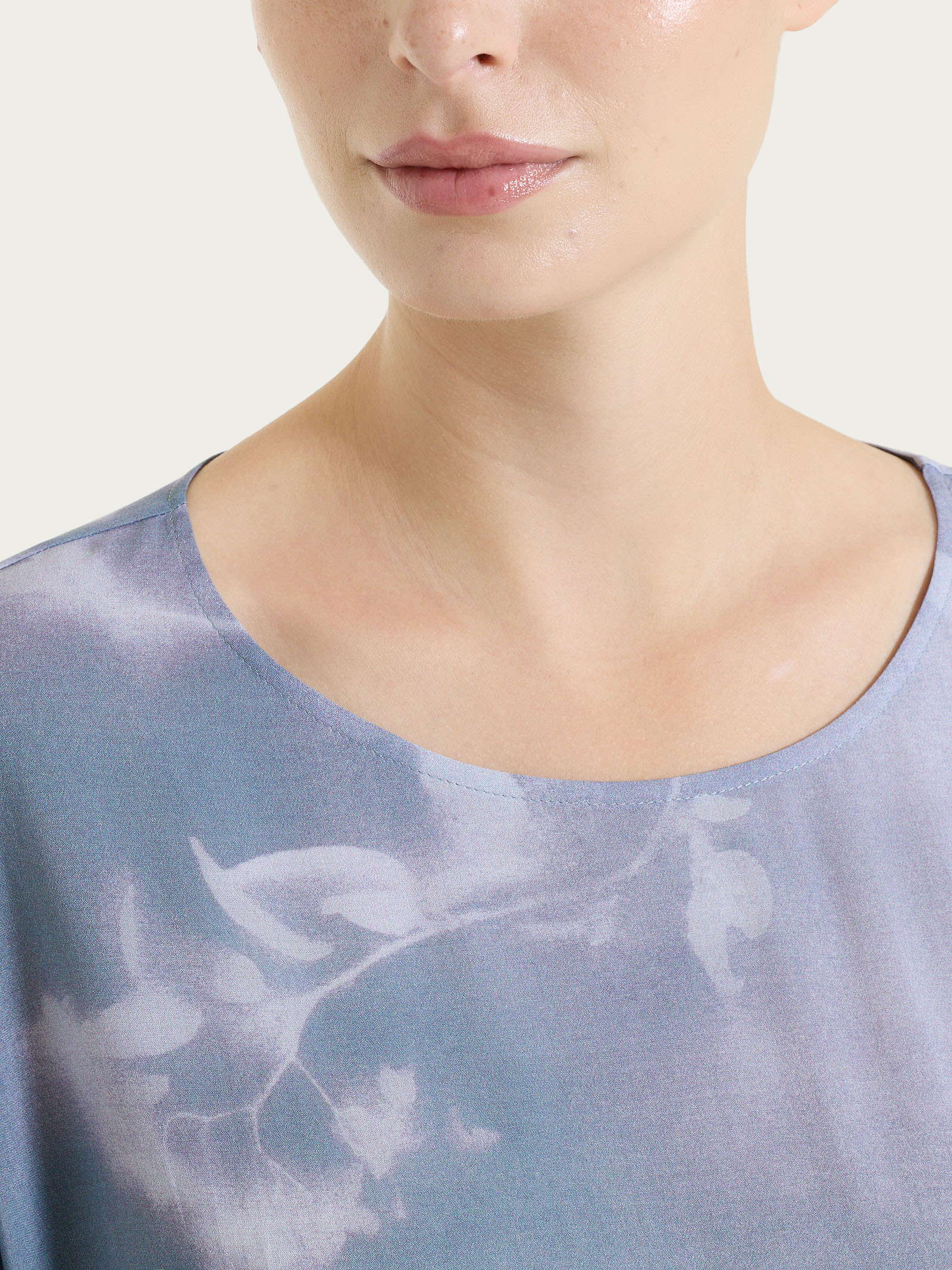 Ragno EcoSeta blusa 3/4 gray dawn viscosa