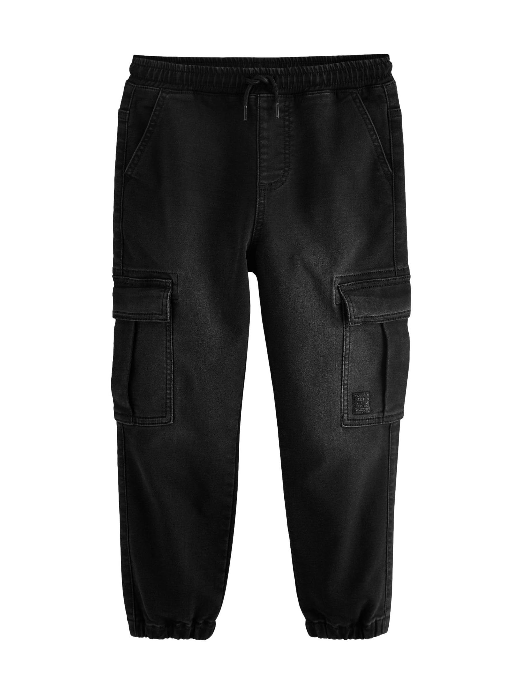 Next Ragazzo Jeans Cargo 98 grigio vita elasticizzata
