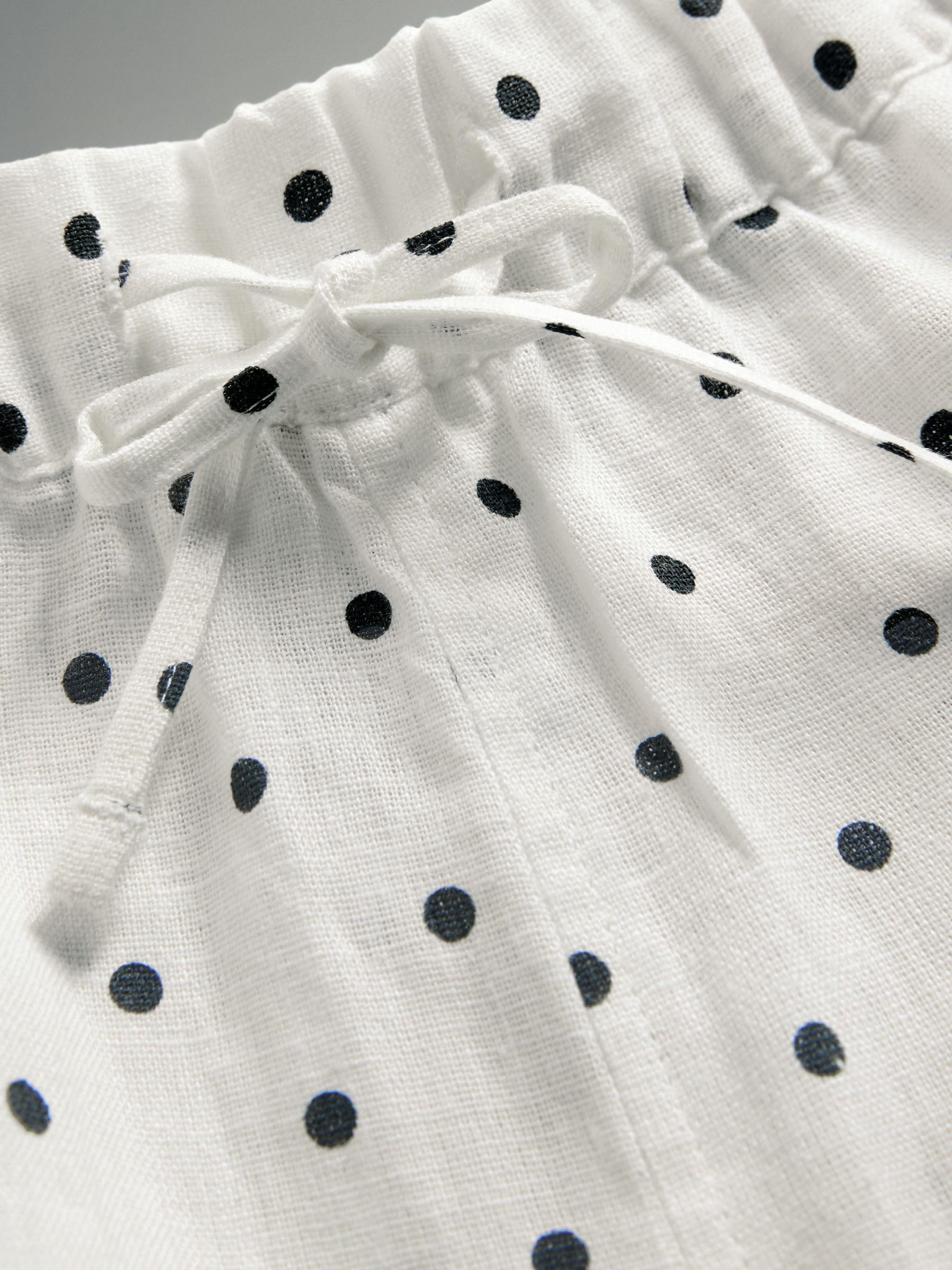 Geo Next The Set Camicia e Shorts set 2 pezzi lino pois