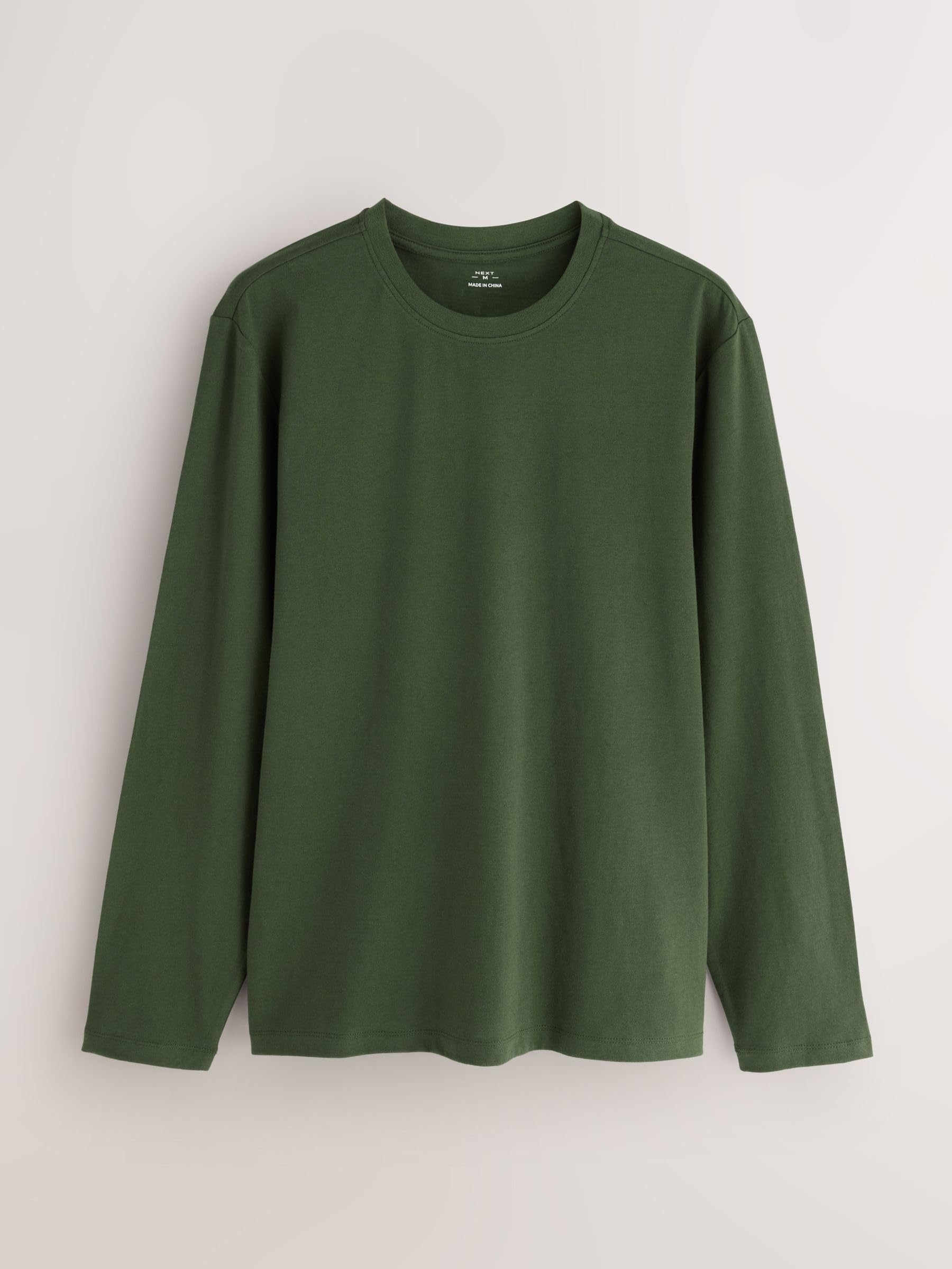 Next pigiama uomo jersey a quadri maniche lunghe verde taglia L