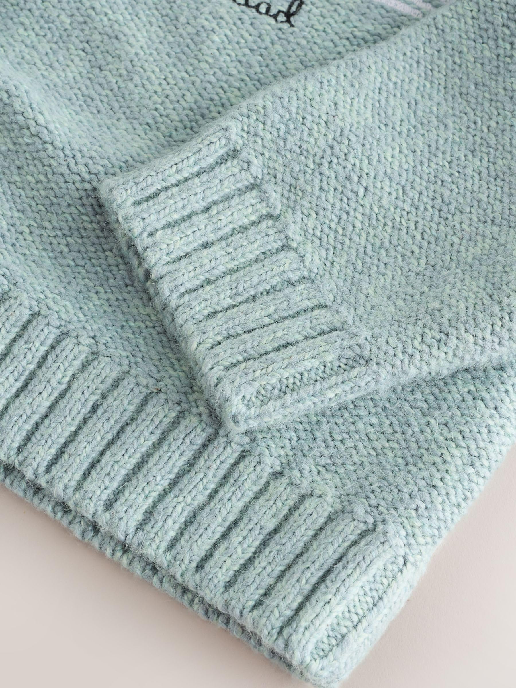 Next Maglia Natale Bambino Lavorata a Maglia Mineral Blue