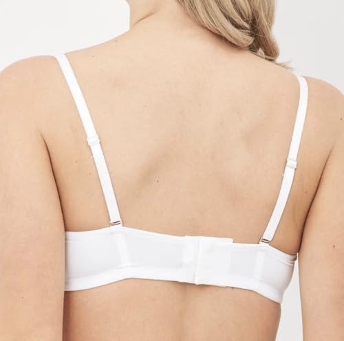 Lady C Fascia Push Up Senza Ferretto reggiseno bianco 1B