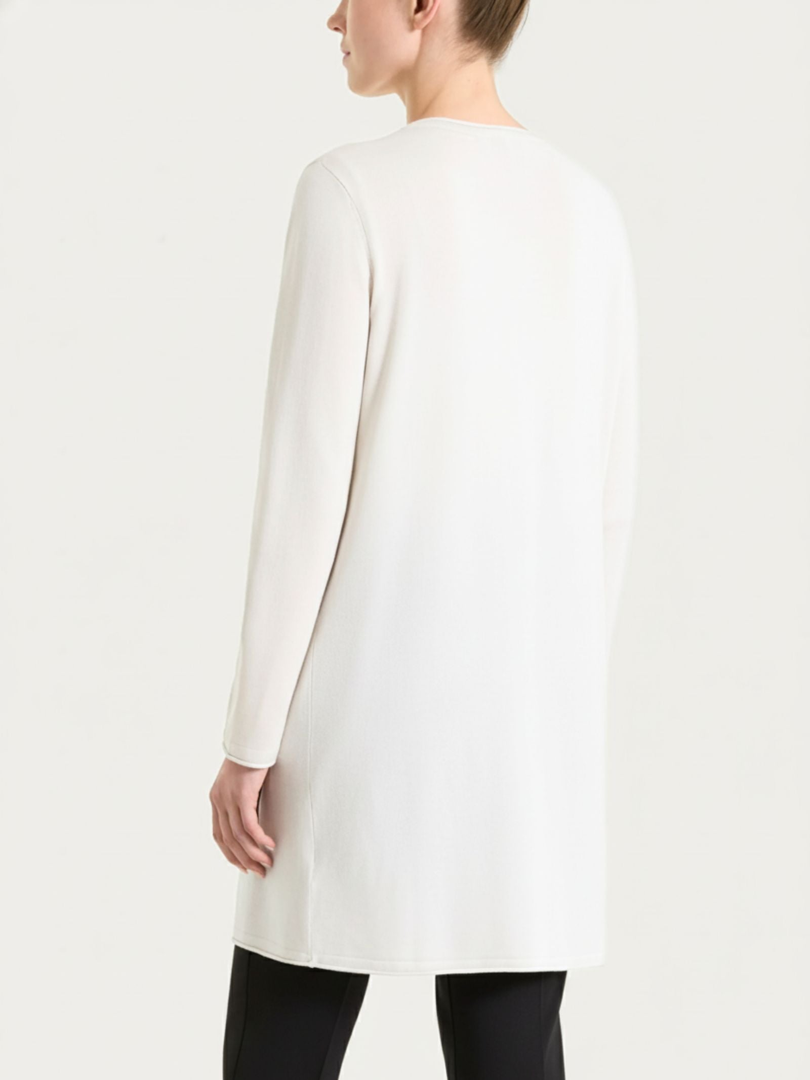Ragno Four Seasons Cardigan Lungo Aperto Summertime maglia Avorio