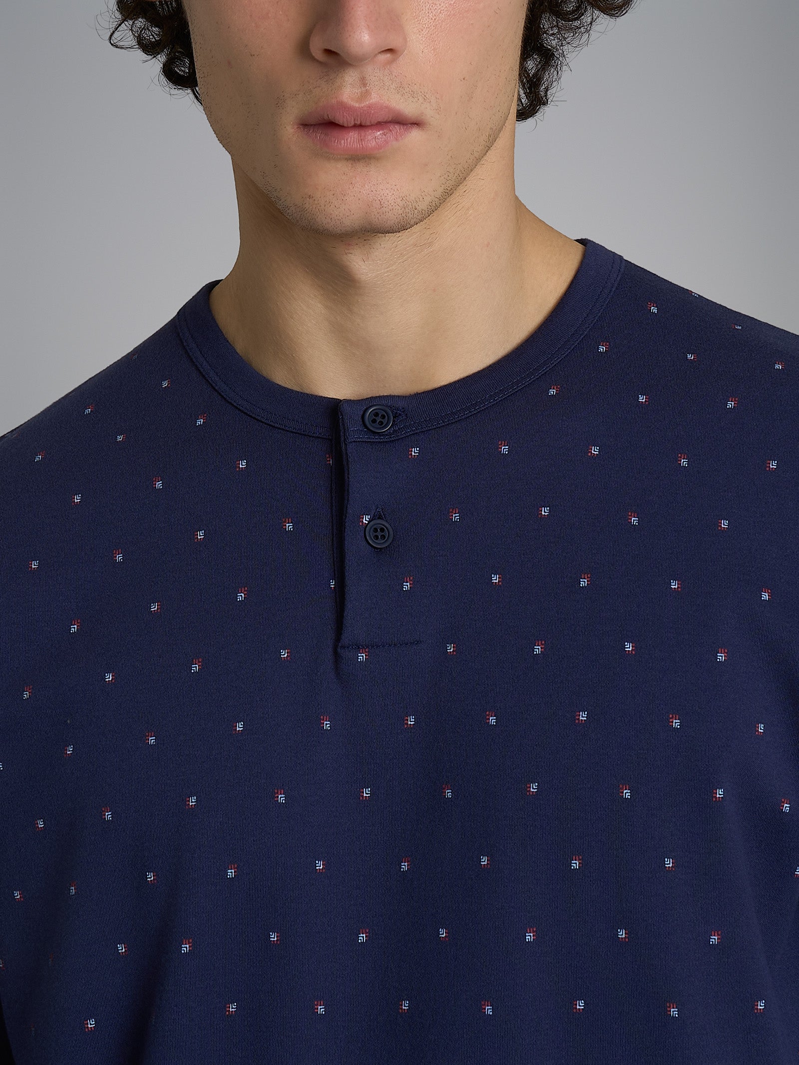 Ragno Sport pigiama lungo serafino cotone Naval Academy