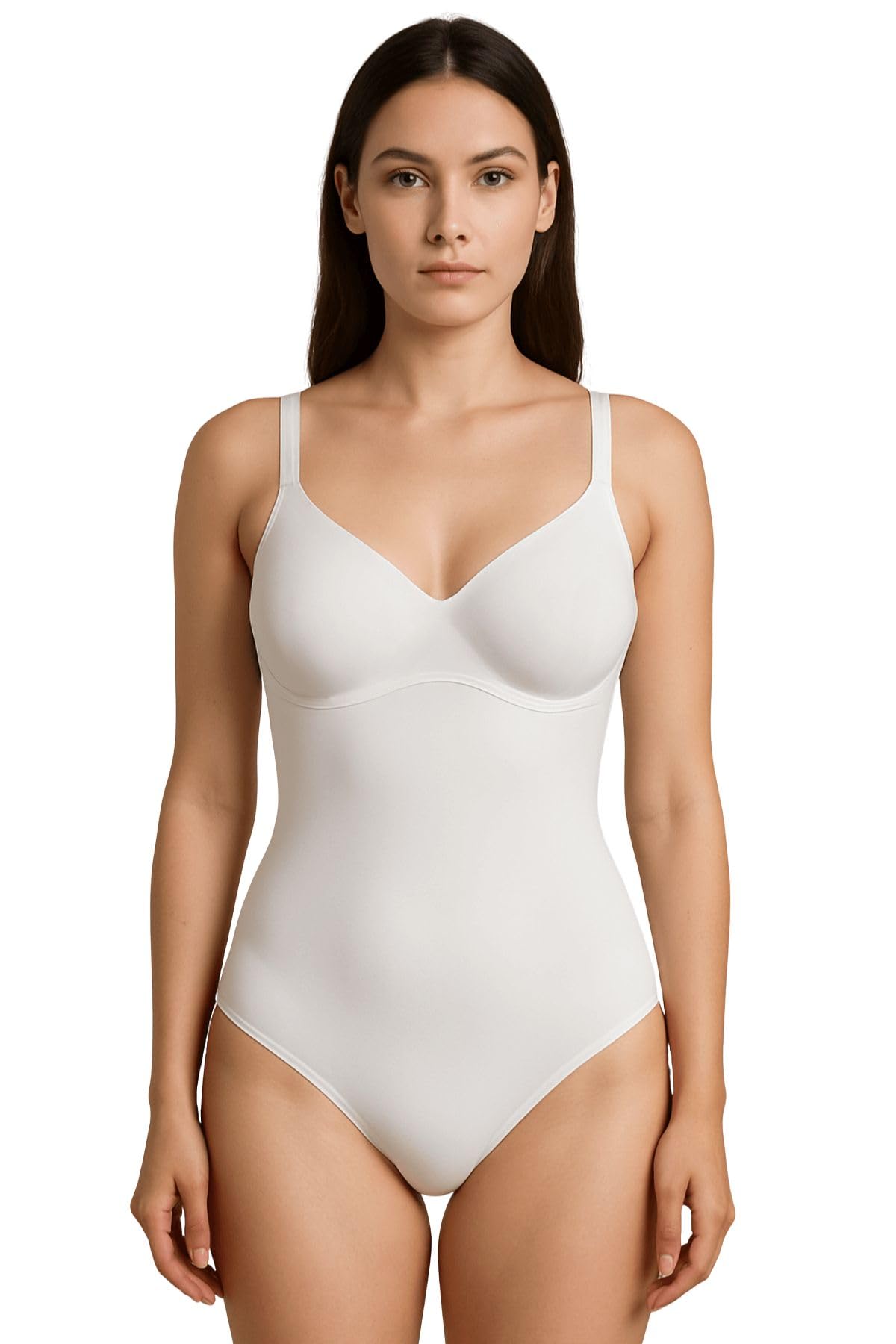 Lady C Microfibra Doppiata Coppe Preformate Coppa B Body S Beige