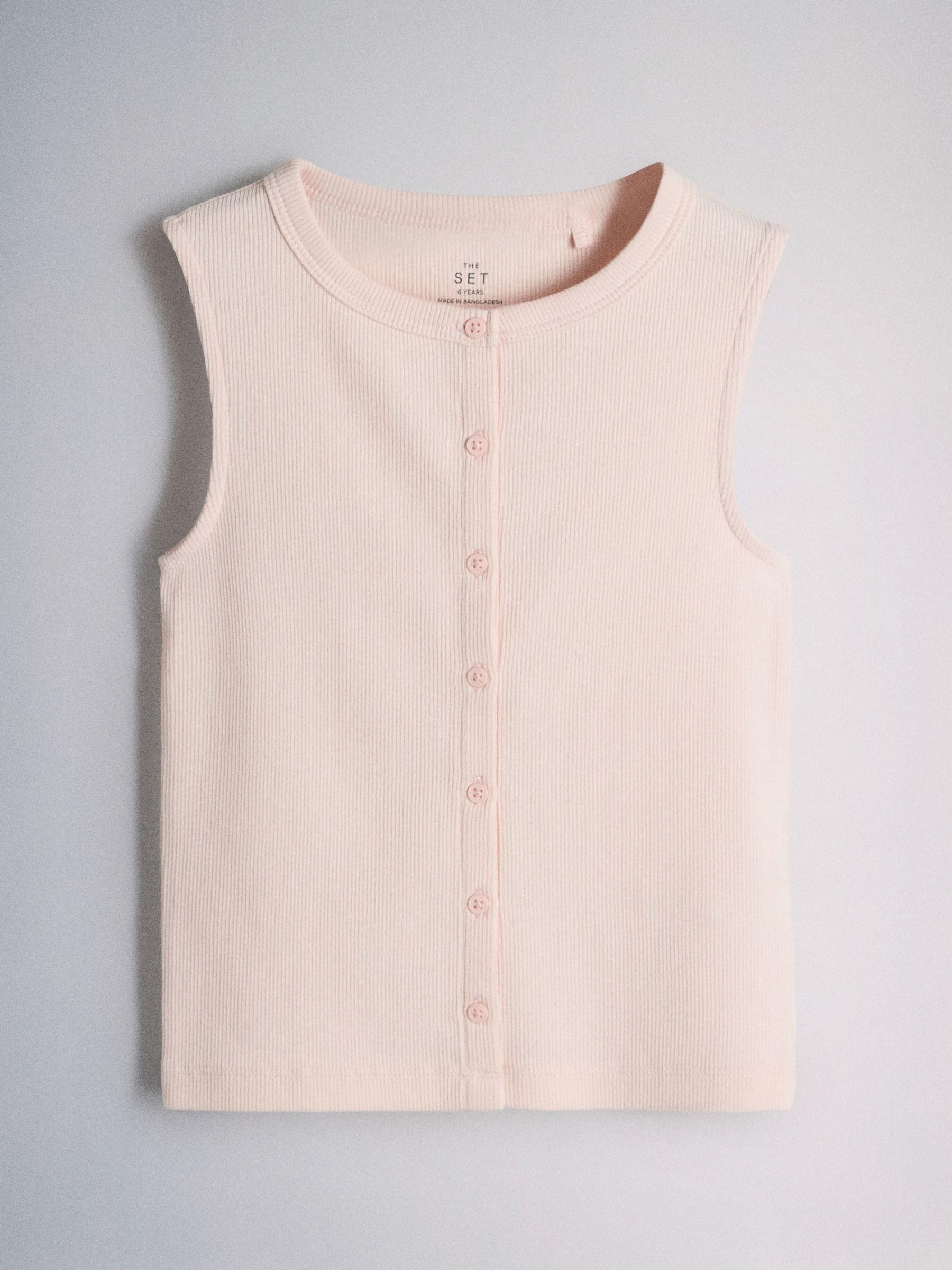 Geo Next The Set canotta bambina 3pz jersey bottoni