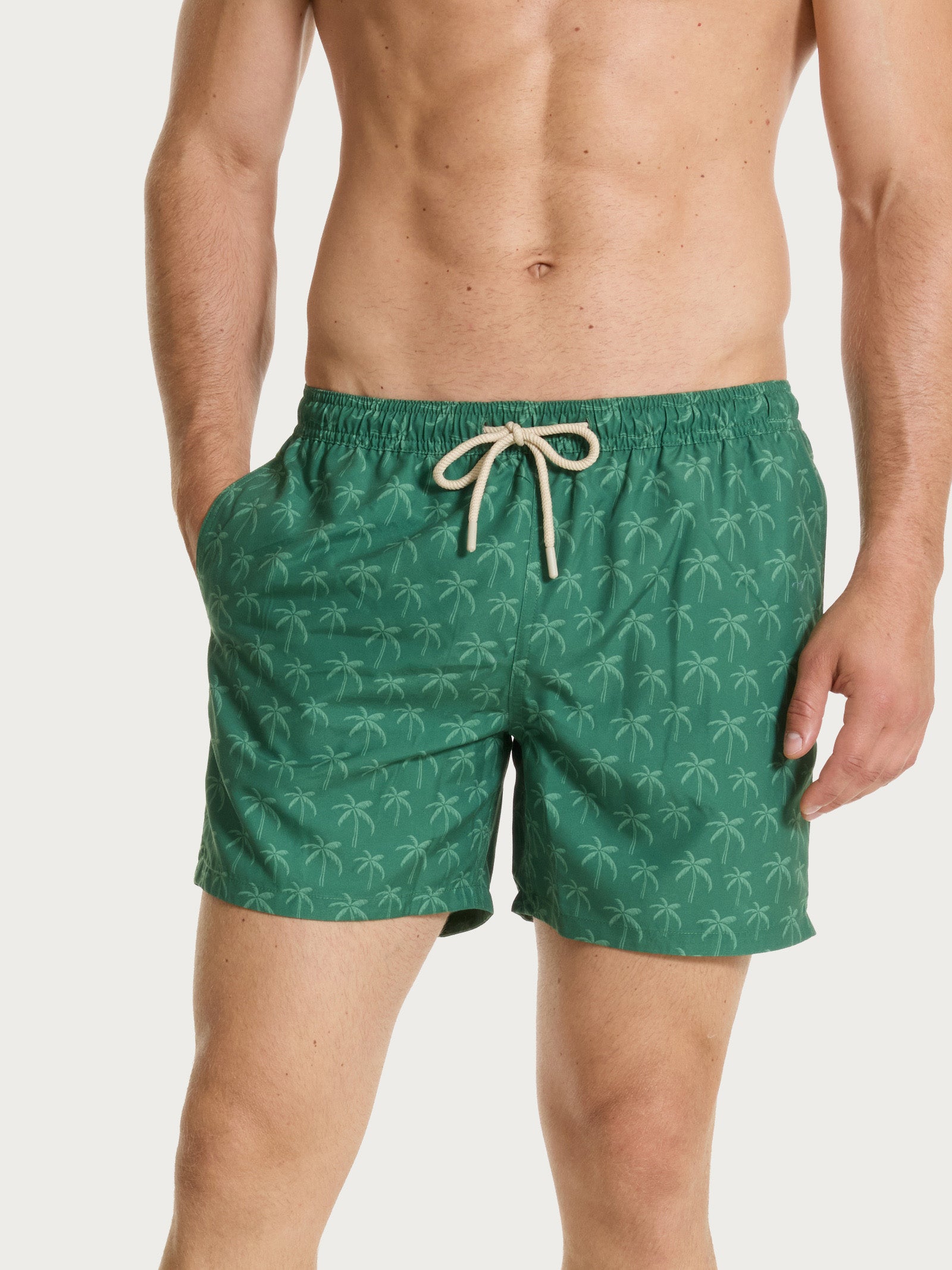 Ragno Boxer costume mare uomo fantasia Elm Green leggero