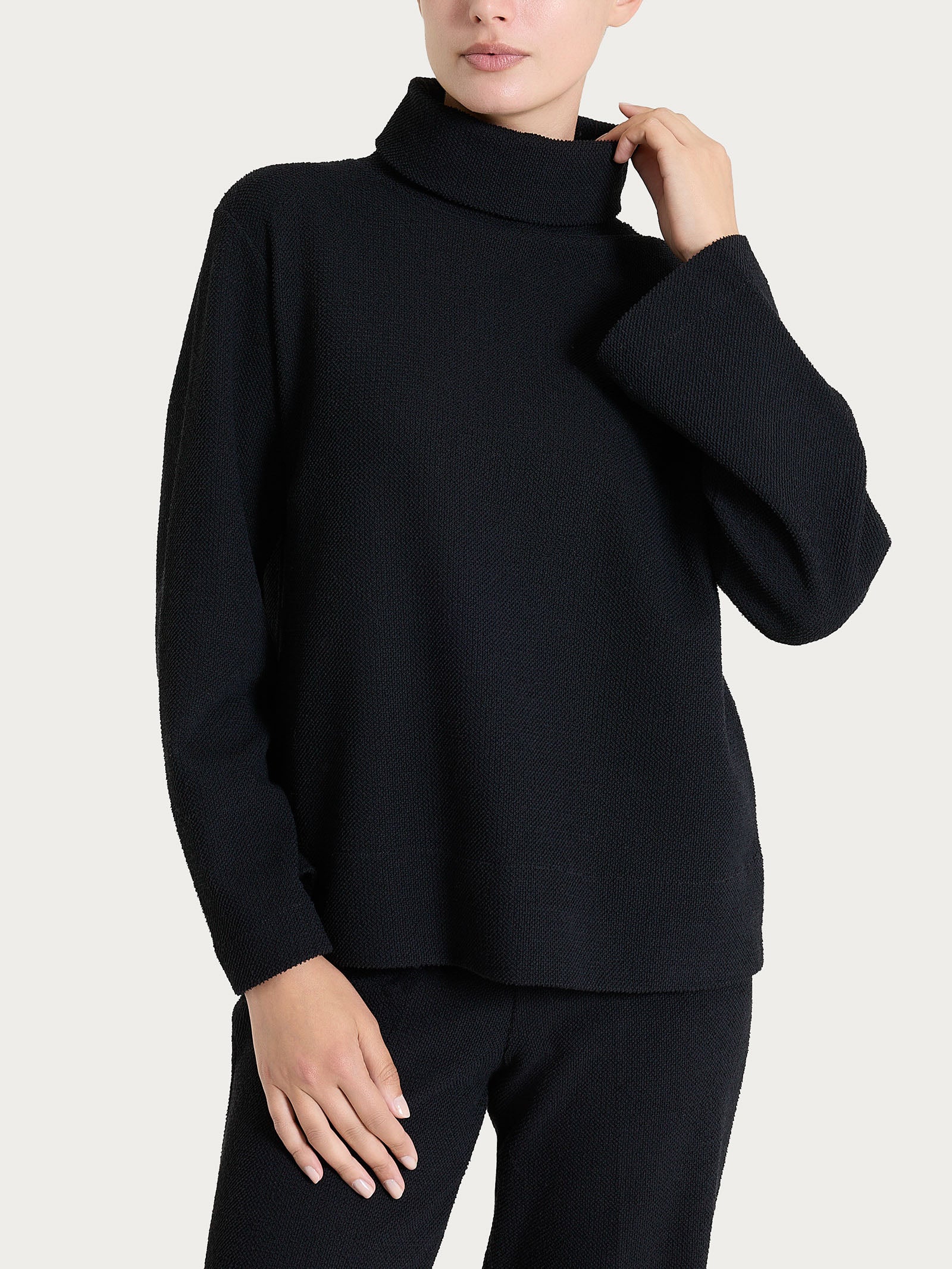 Ragno Japanese Fleece felpa ciambella nera