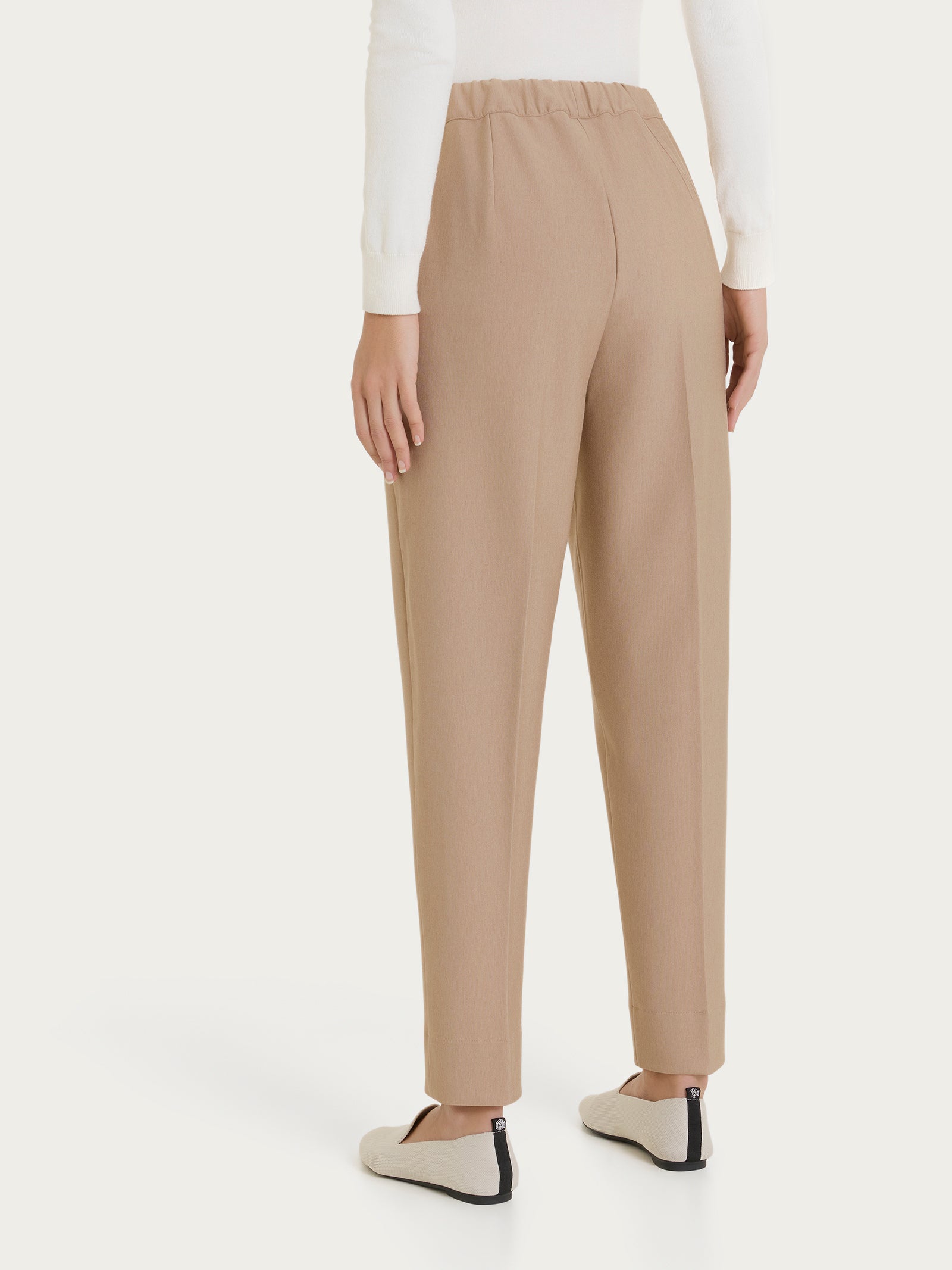 Ragno Compact Pantalone Jogger Cammello Mel. punto Milano