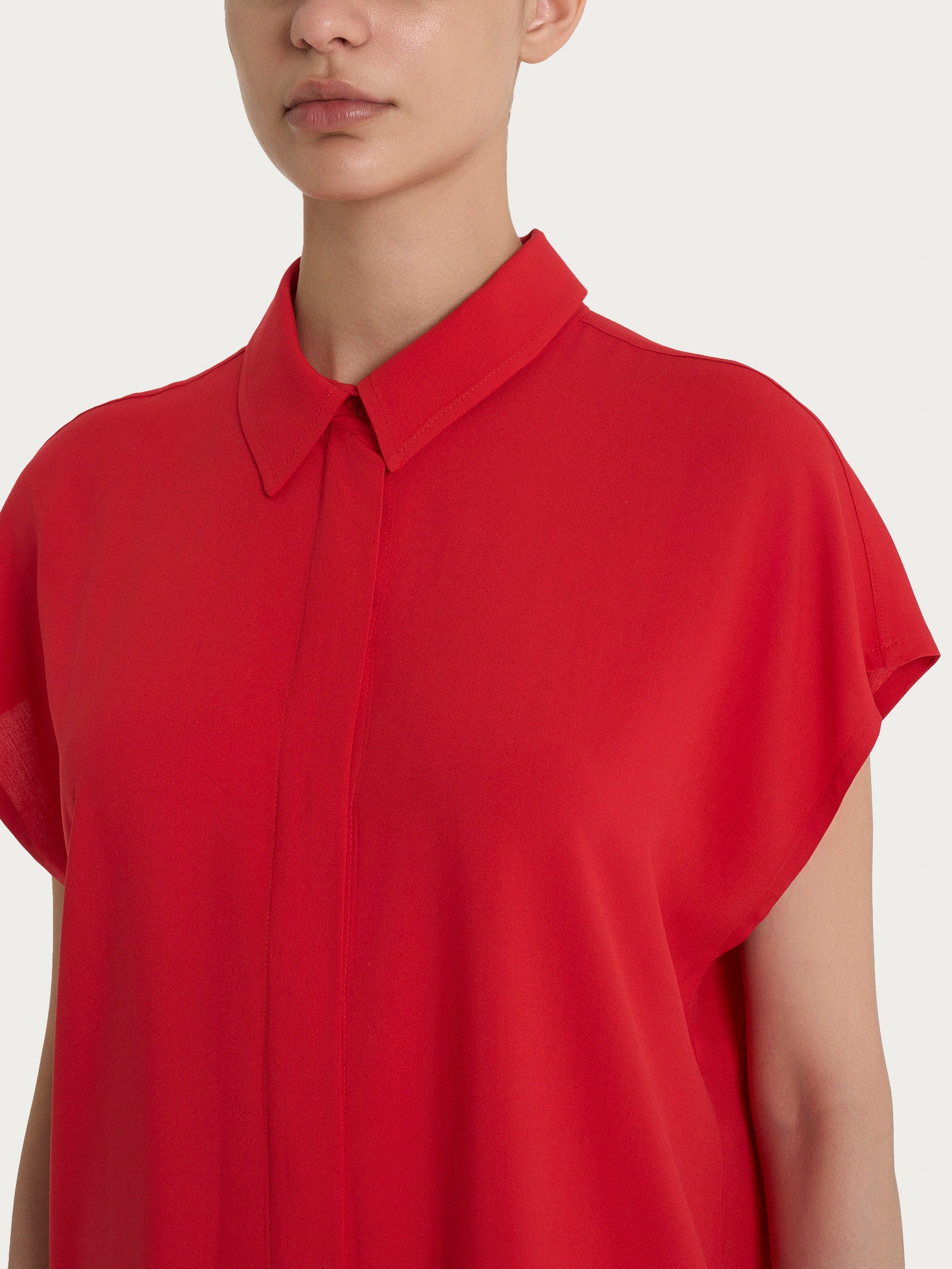 Ragno EcoSeta camicia manica corta kimono Salsa viscosa