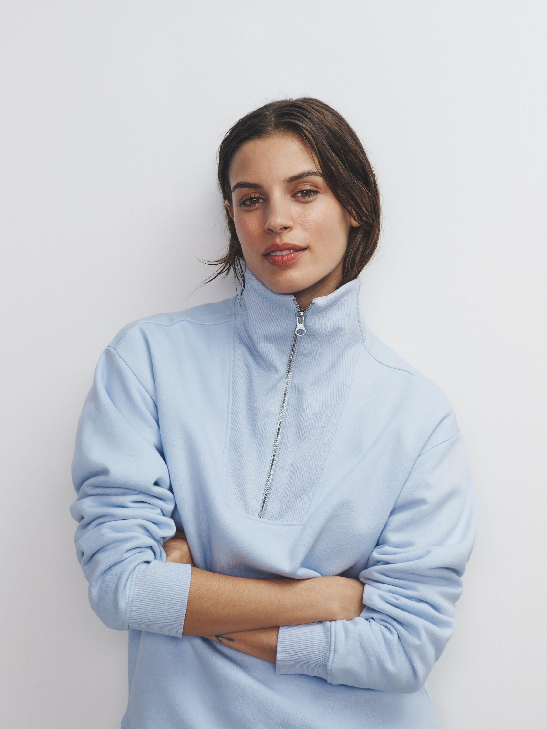 Geo Next The Set felpa coste collo alto donna 3 pezzi zip