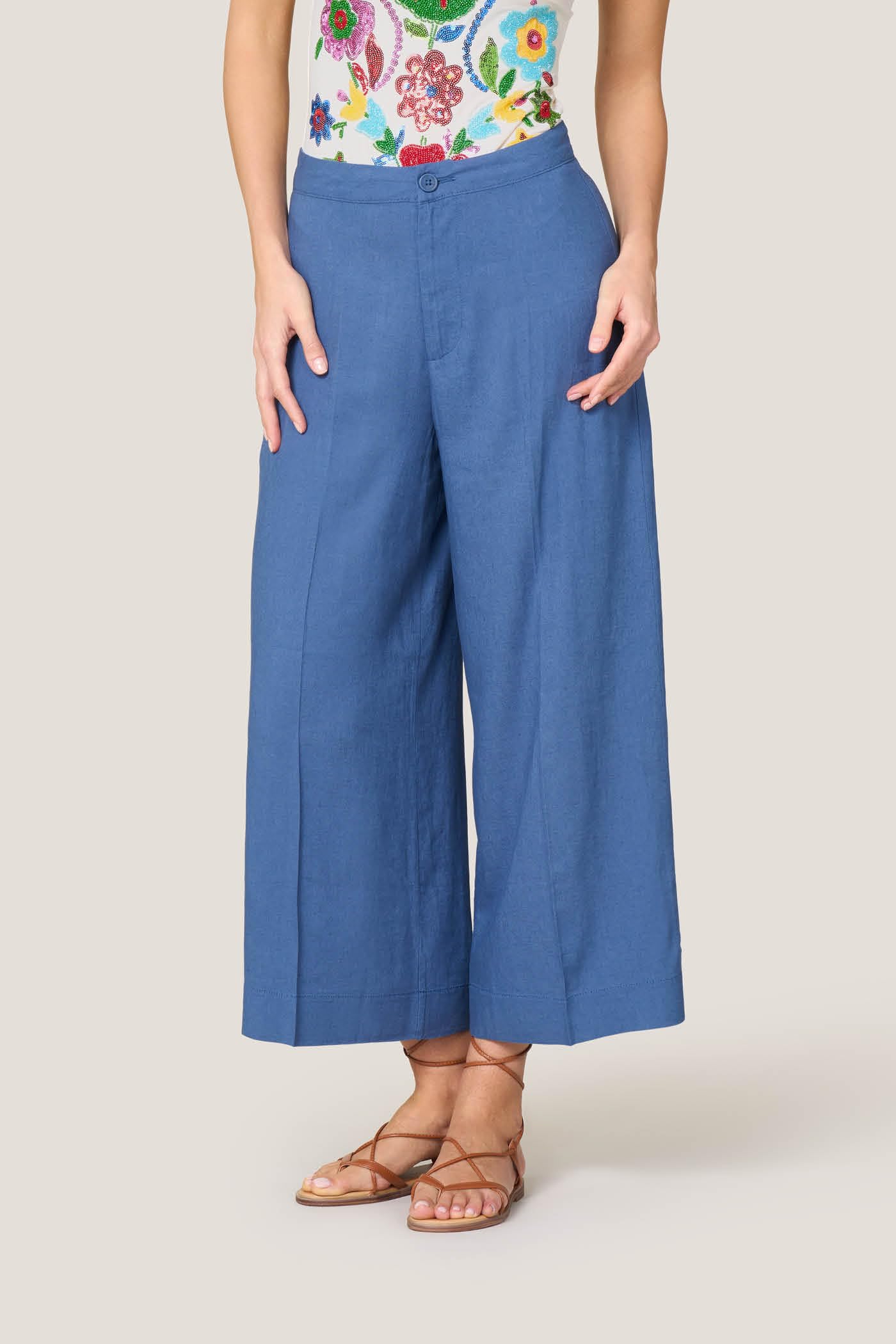 Goldenpoint Donna Leggings Cropped Lino