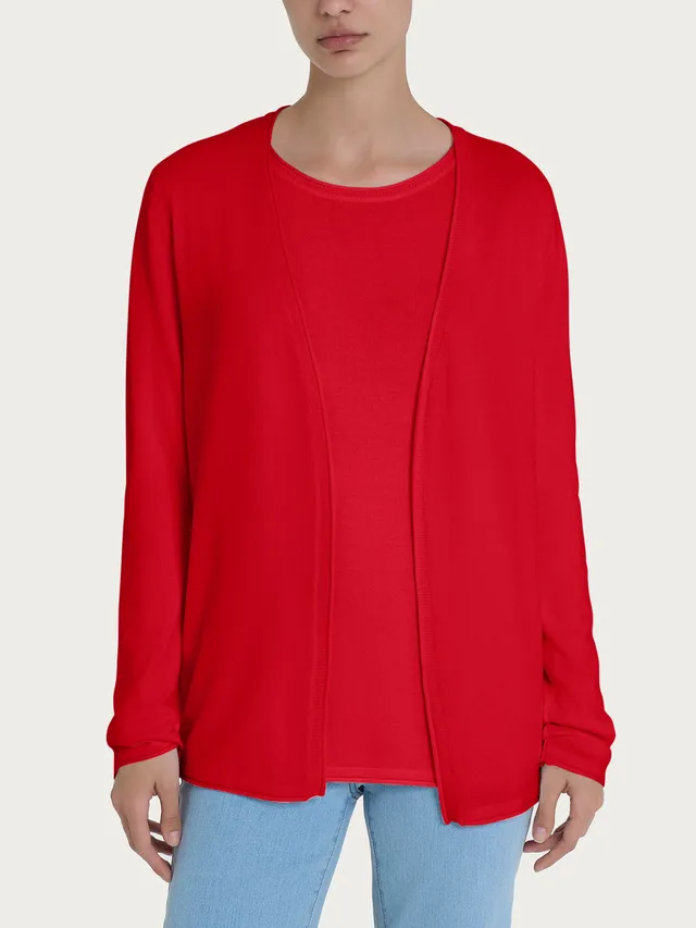 Ragno Summertime Cardigan Corto Aperto Salsa Viscosa
