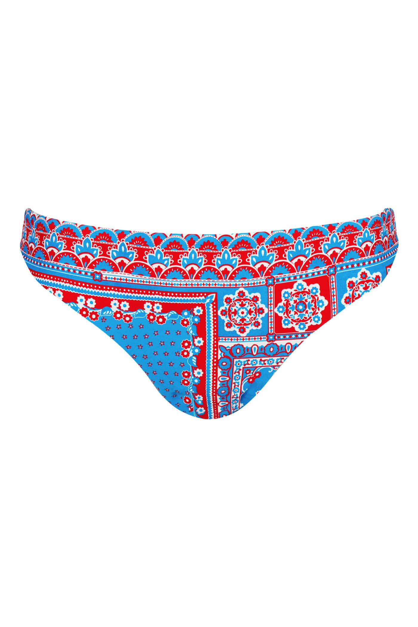 Goldenpoint Bandana slip bikini fianco basso fantasia bandana