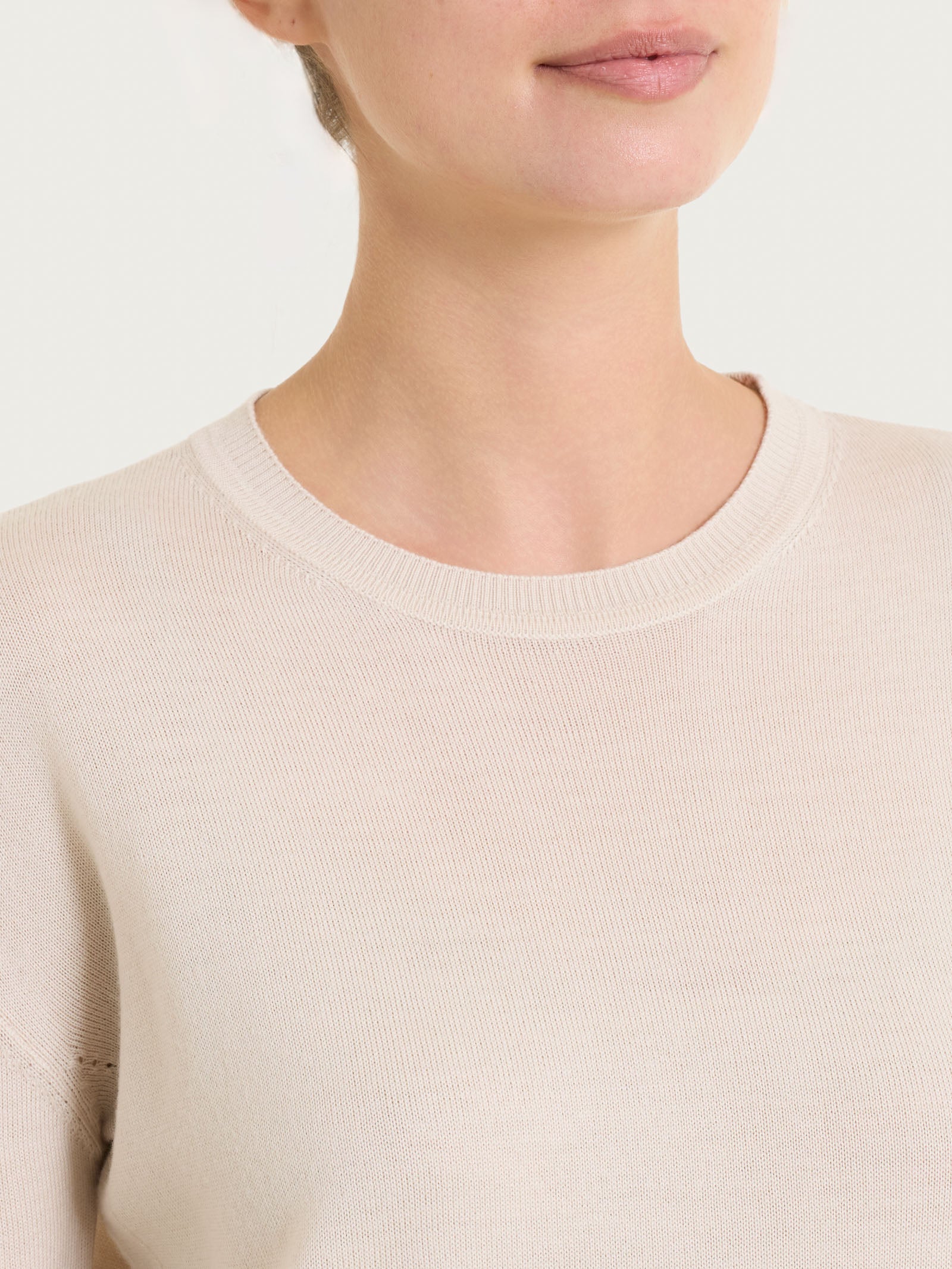 Ragno Merino Soft maglia girocollo champignon lana