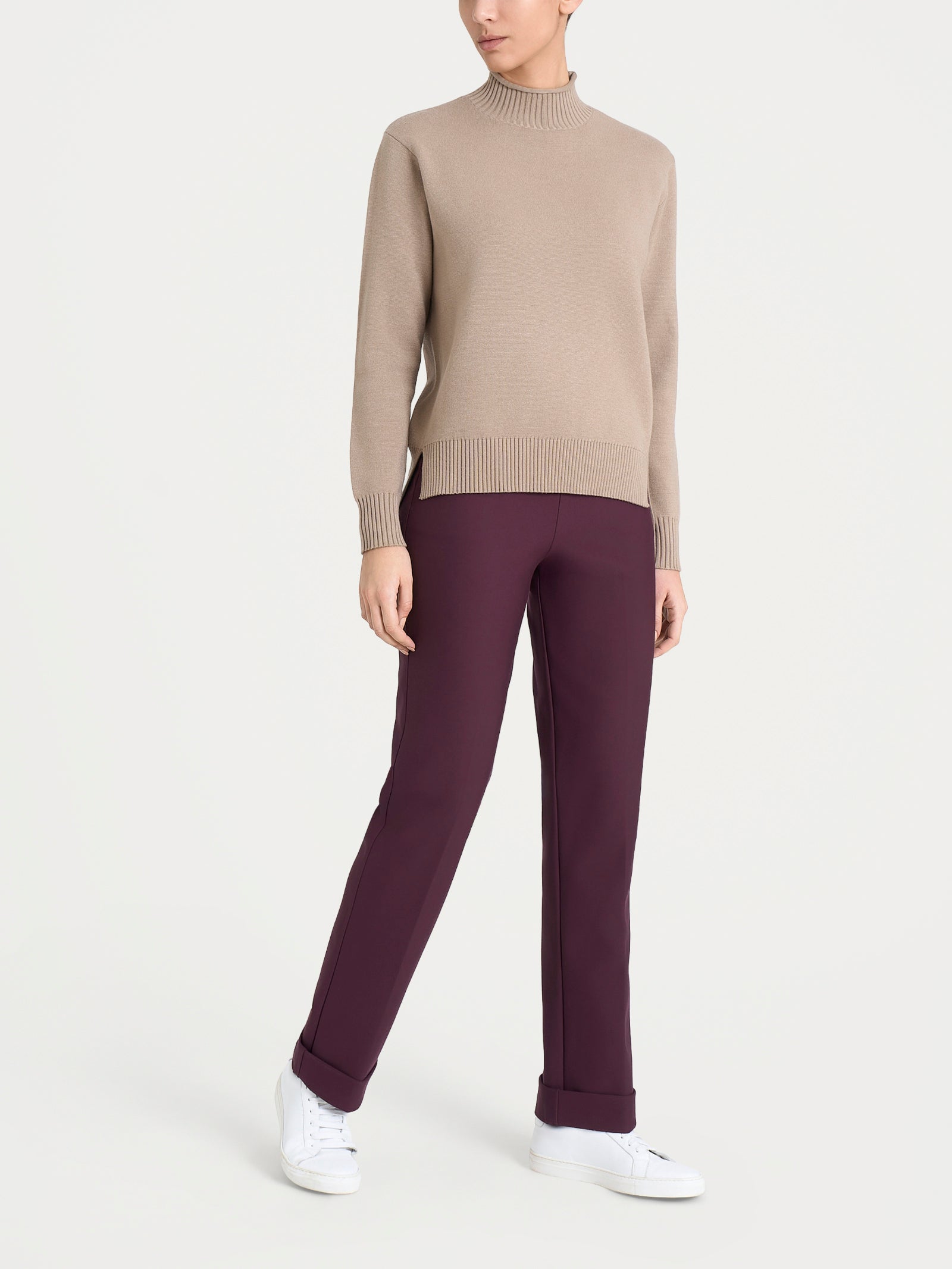 Ragno Super Soft Lupetto maglia donna cammello calda