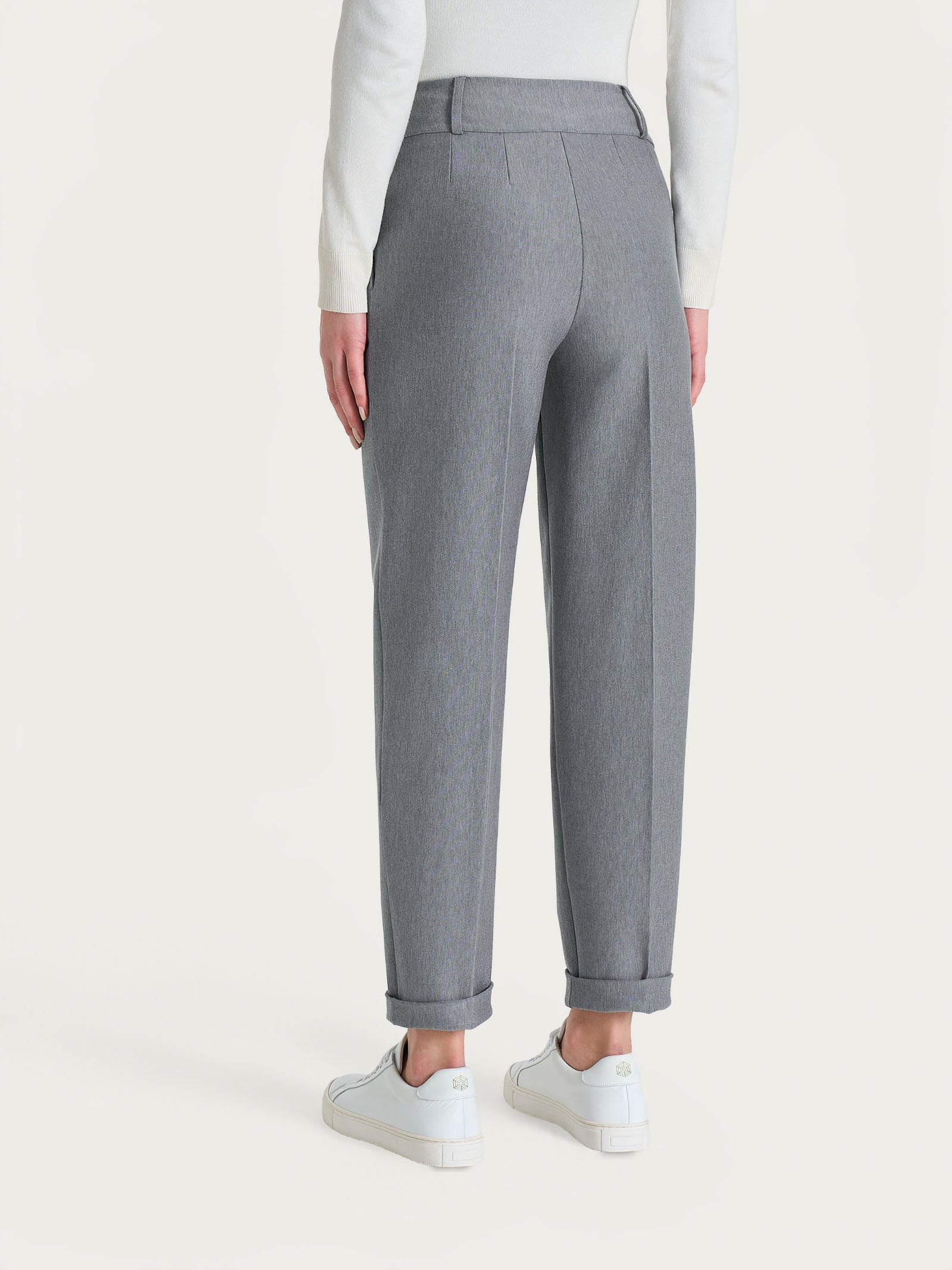 Ragno Compact pantalone carota grigio Grigio Mel