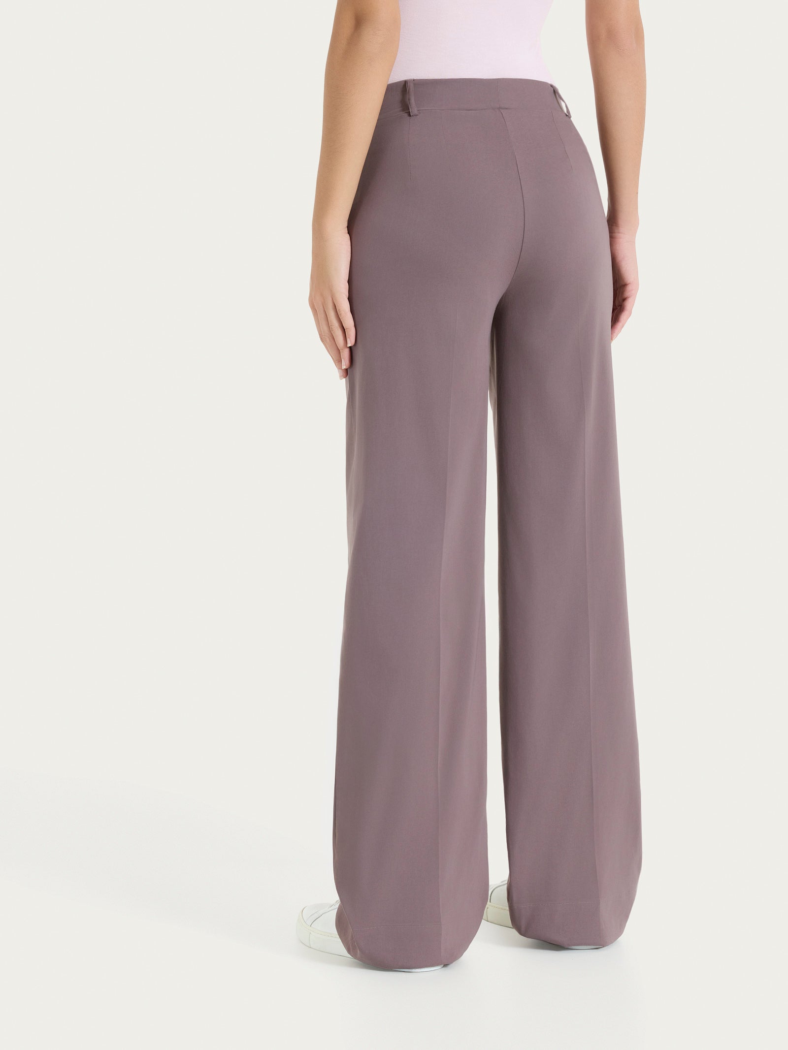 Ragno Super Fresh Pantalone Ampio Tasche Plum Truffle fresco