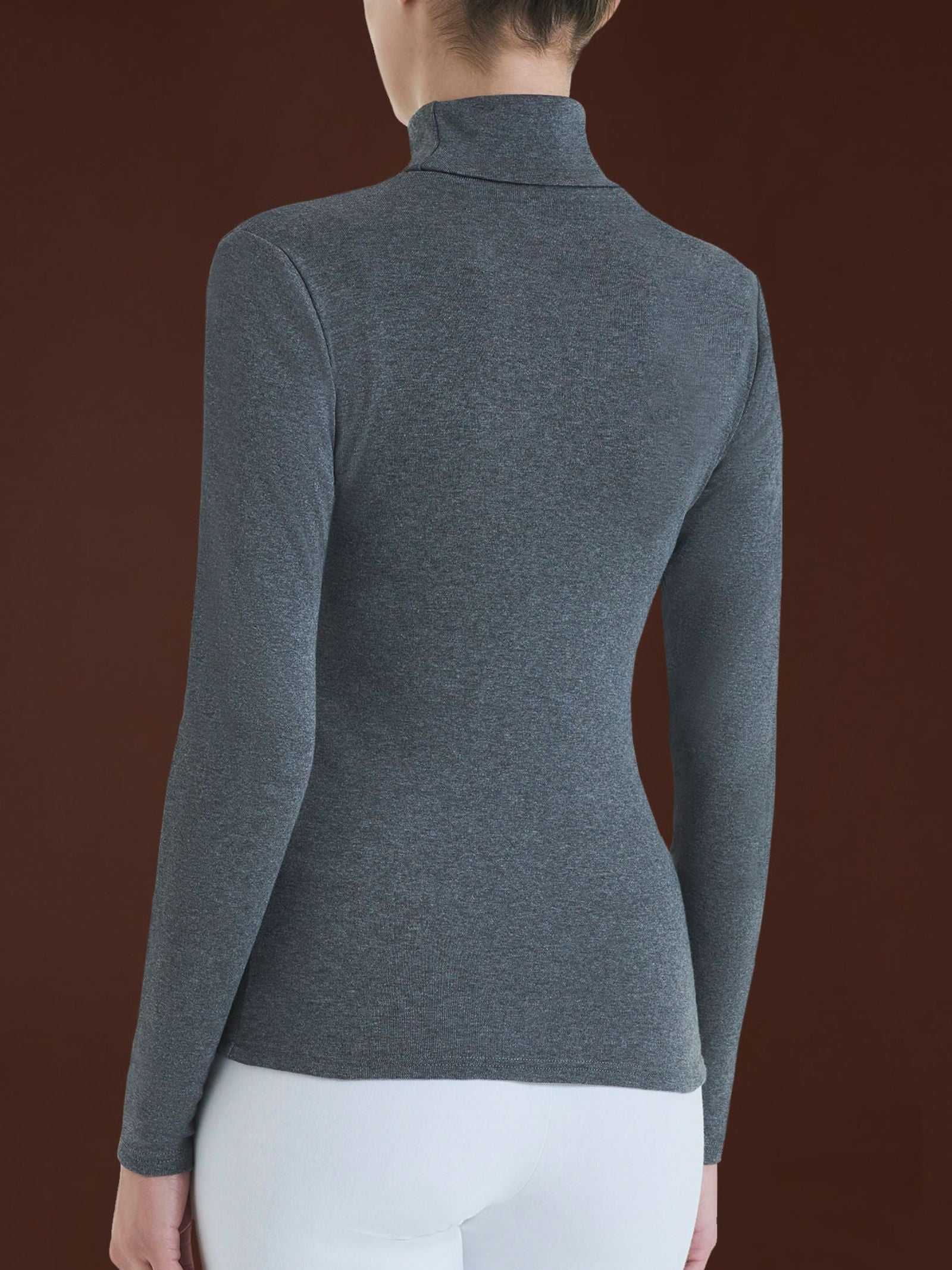 Ragno Thermo Cotton Dolcevita intimo Ardesia Mel. cotone garzato