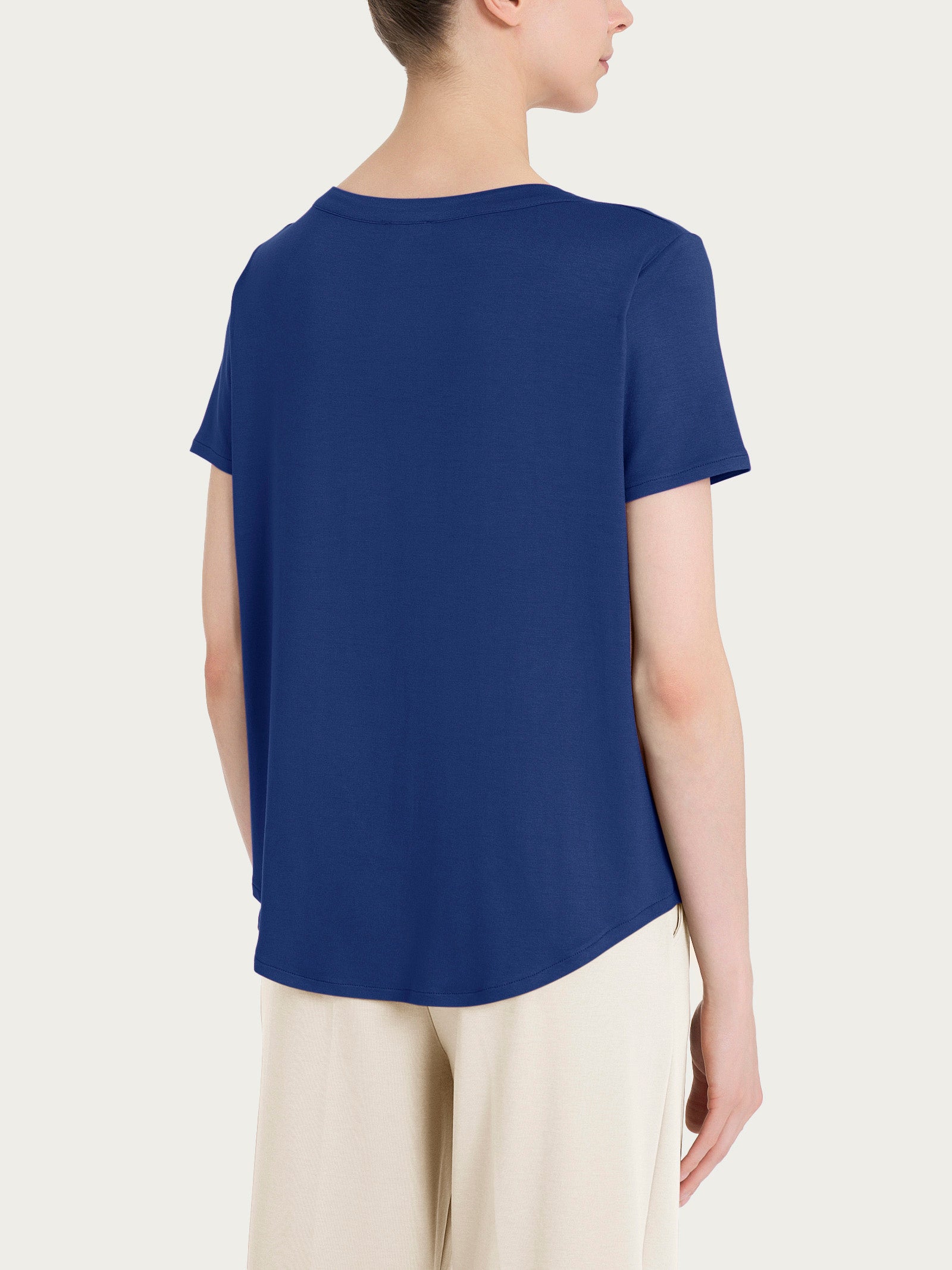 Ragno Viscosa Summer Maglietta Manica Corta Blueberry viscosa