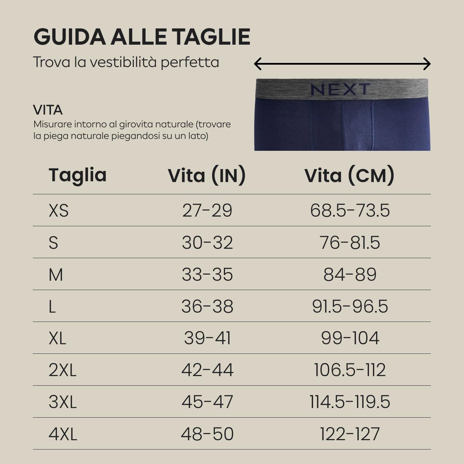 Next boxer uomo Essential Hipsters XXL 100% cotone