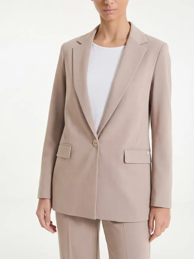 Ragno Compact Light blazer monopetto Warm Taupe leggero