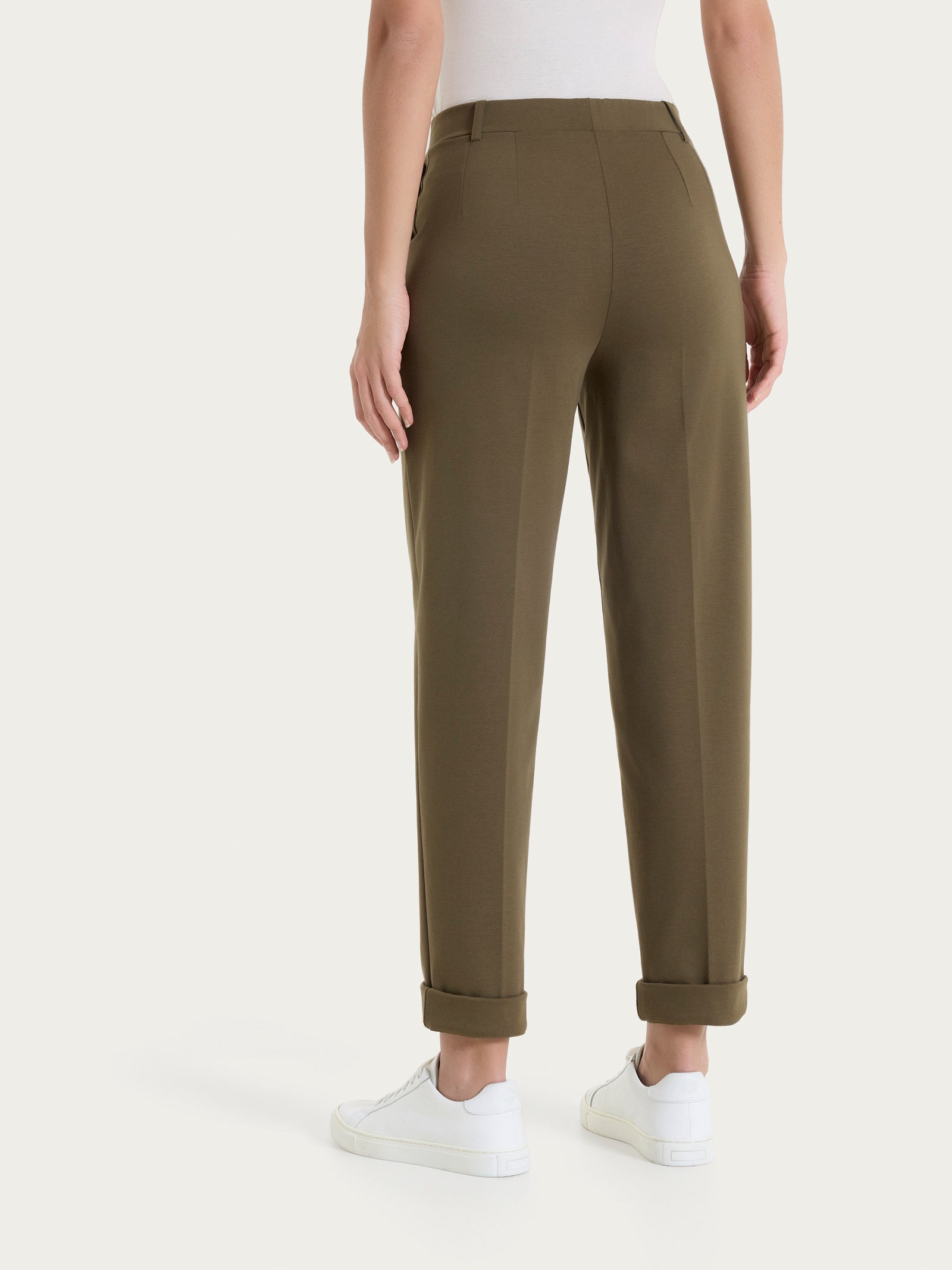 Ragno Perfetta Revolution Tapered pantalone Dark Olive con tasche