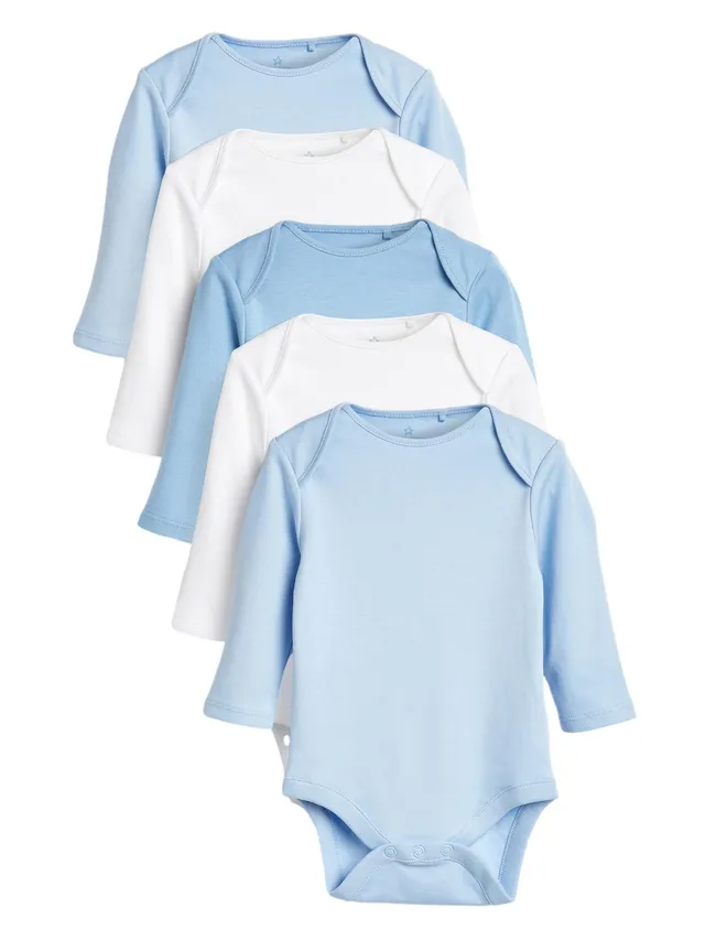 Next body manica lunga neonato cotone 68-74 5 pezzi