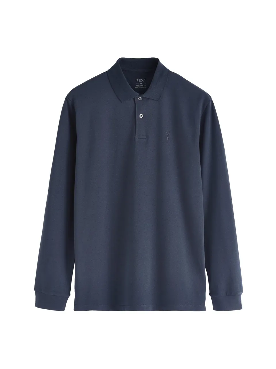 Next polo uomo maniche lunghe piqué regular cotone