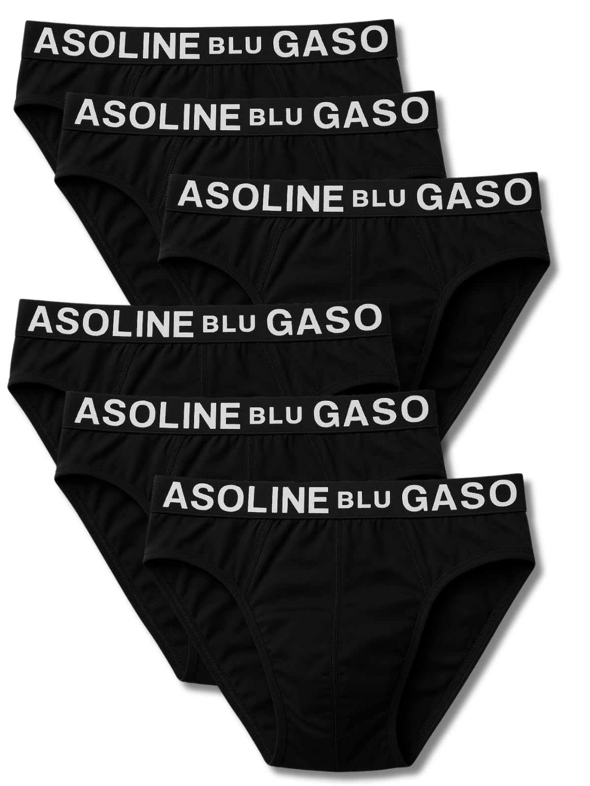 Gasoline Blu slip uomo cotone elasticizzato 6 pezzi taglia L