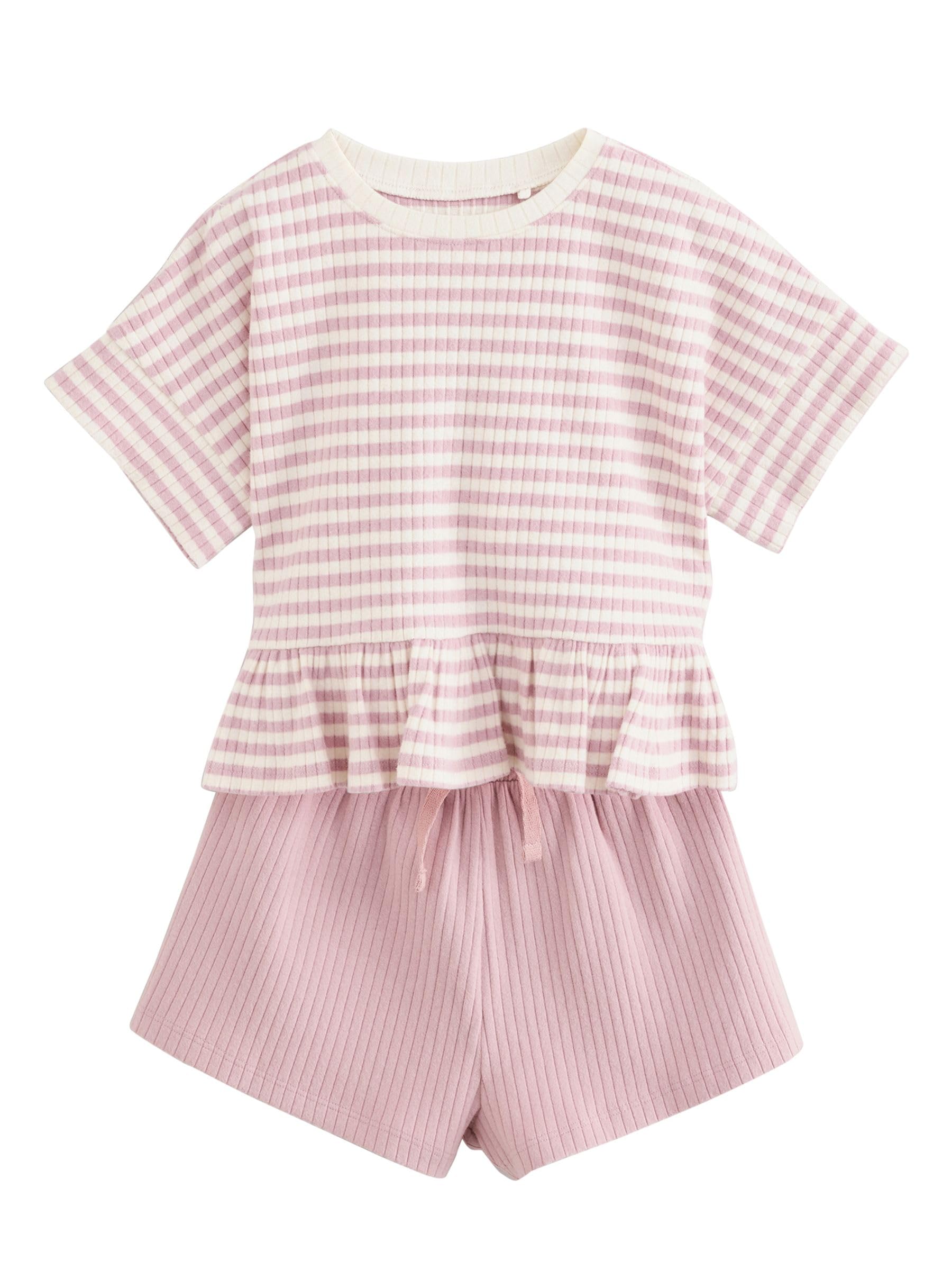 Next completi bimba maglietta shorts 2 pezzi 92-98 cotone