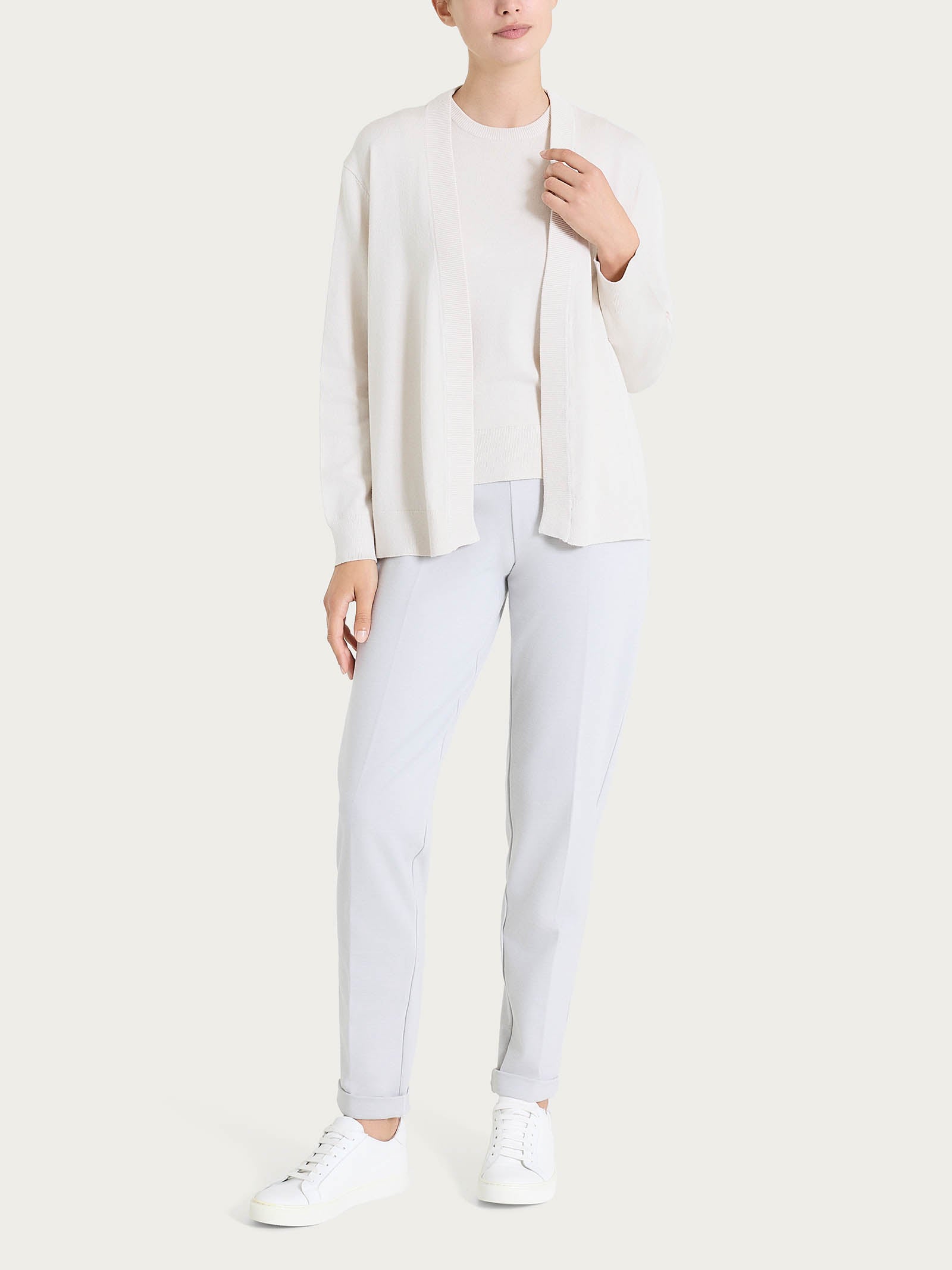 Ragno Four Seasons Cardigan corto cardigan Champignon viscosa