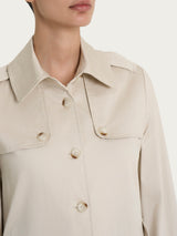 Ragno Satin Power Trench Corto Champignon idrorepellente