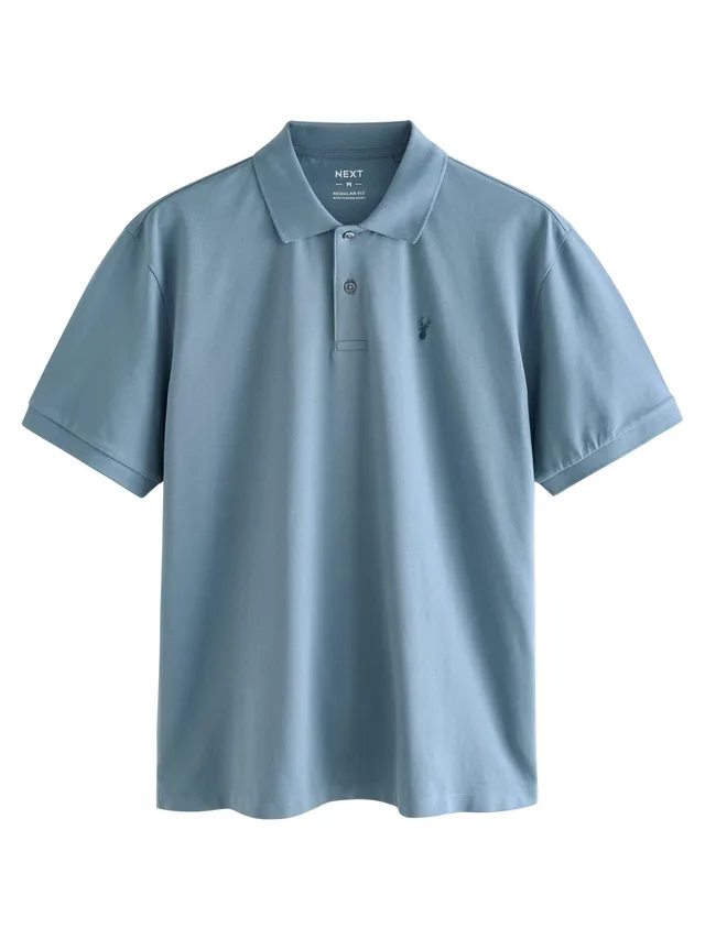 Next polo piqué maniche corte classica airforce blue cotone