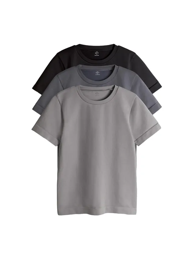 Geo Next The Set t-shirt sportiva levigante donna L confezione da 3