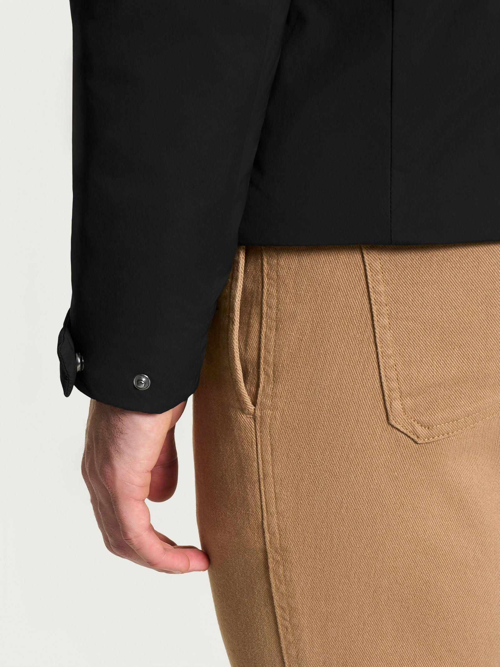 Ragno Comfort piumerino corto 100 grammi Nero lana