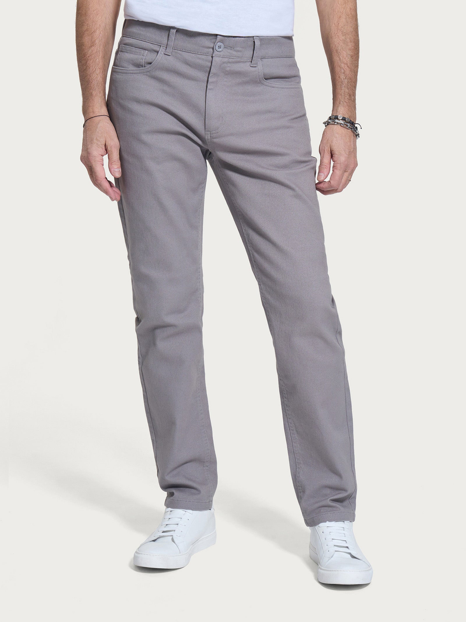 Ragno Compact 5 Tasche pantalone uomo pietra elasticizzato