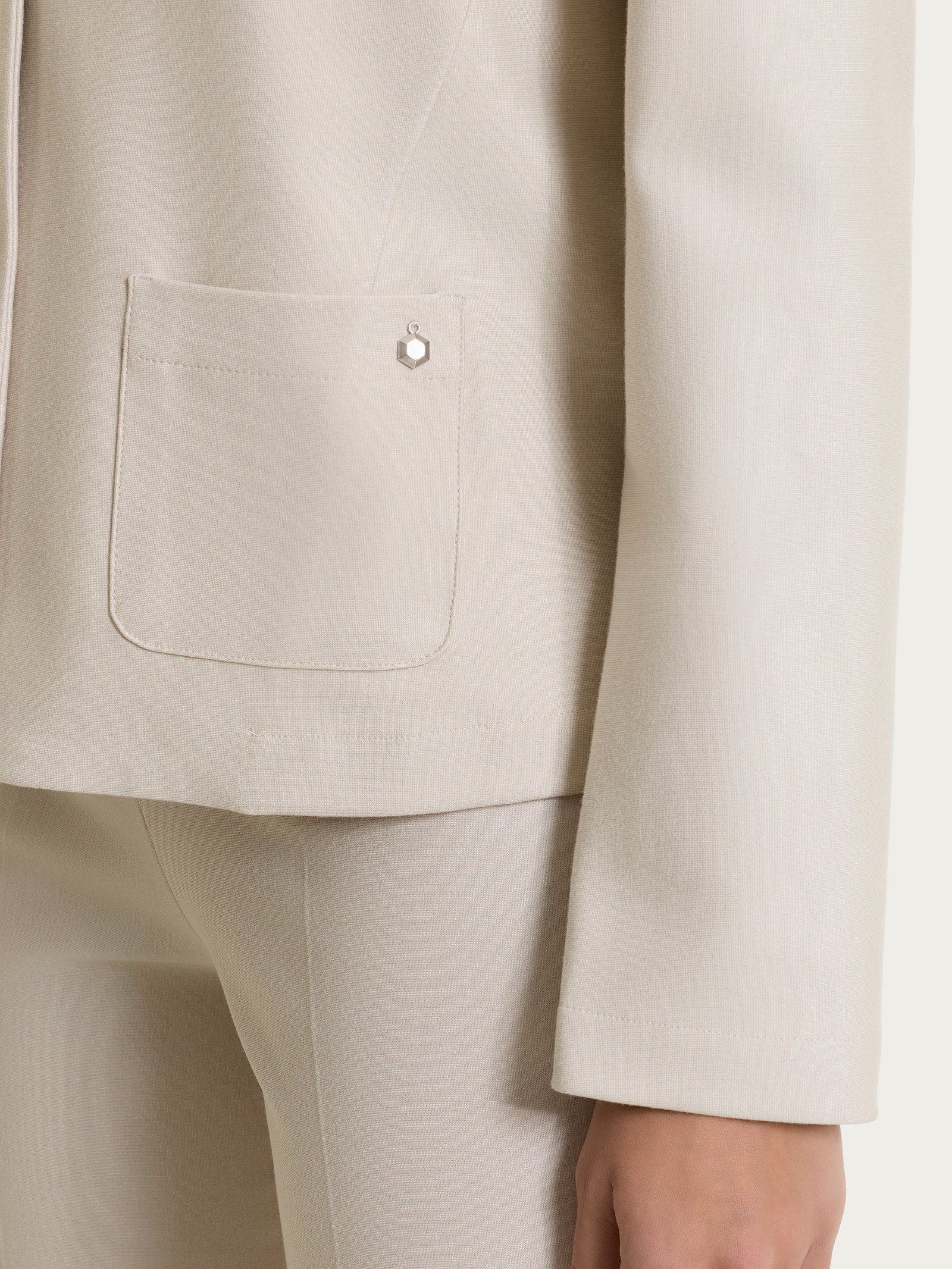 Ragno Compact Blazer Corto giacca donna champignon ingualcibile