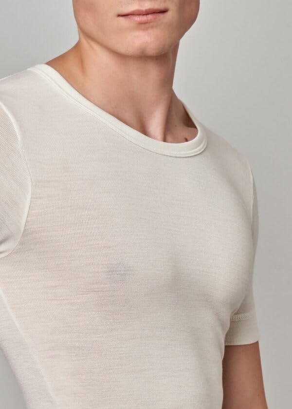 Lady C Gicipi T-Shirt Intima Uomo M Misto Lana Vergine