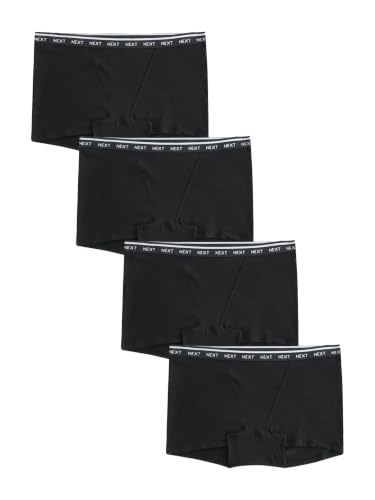 Next boxer donna slip logo neri 4 pezzi taglia 38