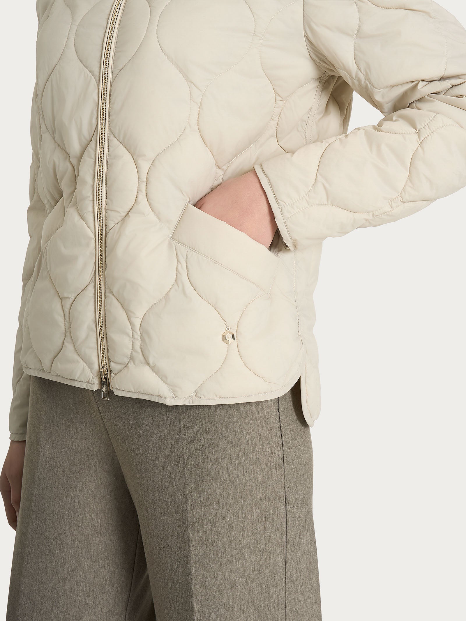 Ragno Onion Quilt piumino corto Champignon