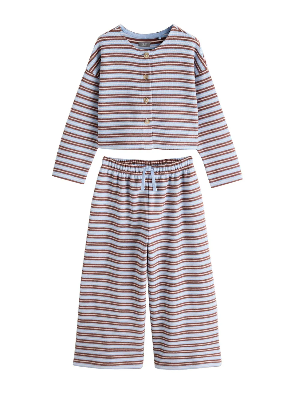 Next set cardigan bambina a righe blu taglia 122